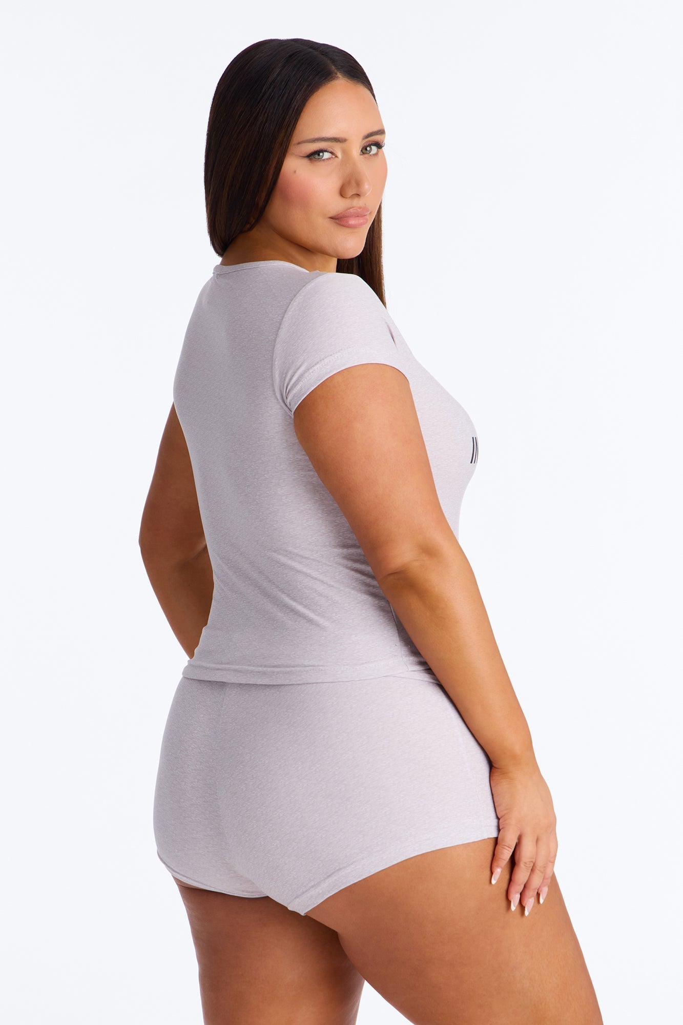 Big Inconvenience For Me PJ Short Set - Heather Grey Fashion Nova