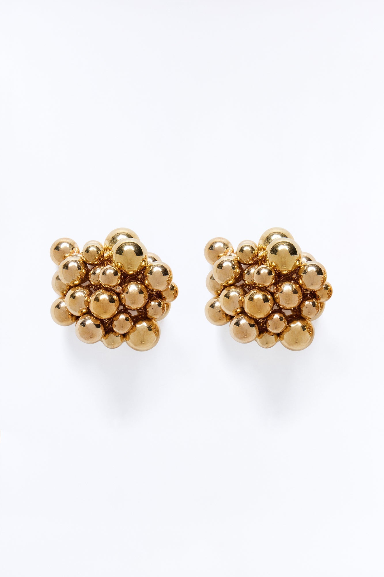 Bubbly Feeling Earrings - Gold Fashion Nova
