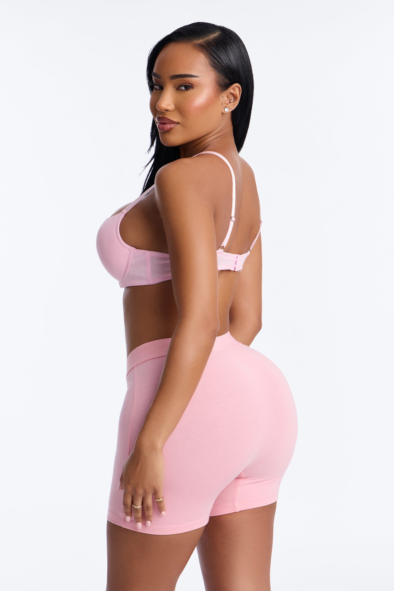 FN Mood Cotton Boxer Brief - Light Pink