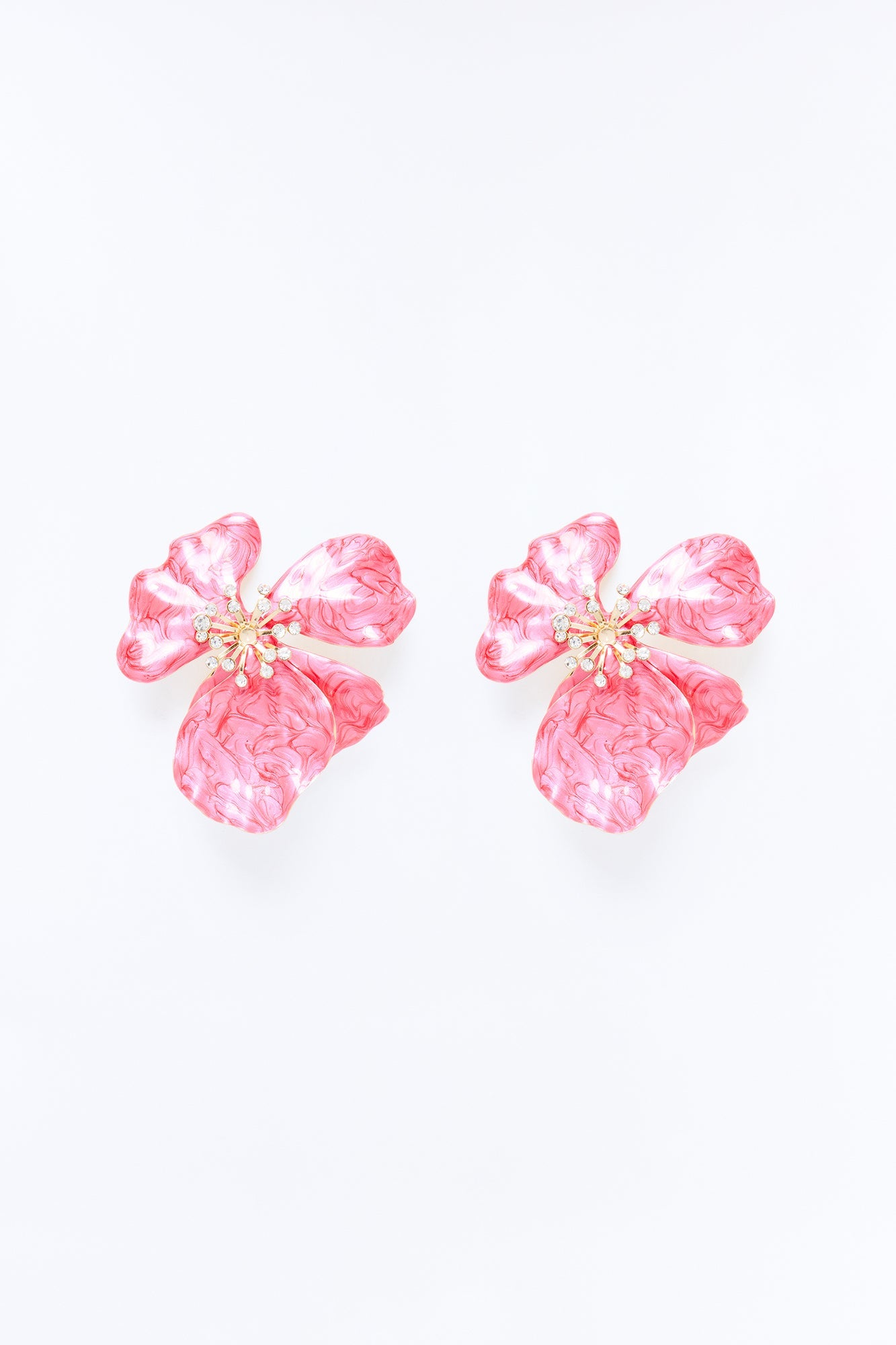 Cherish Me Floral Earrings - Pink