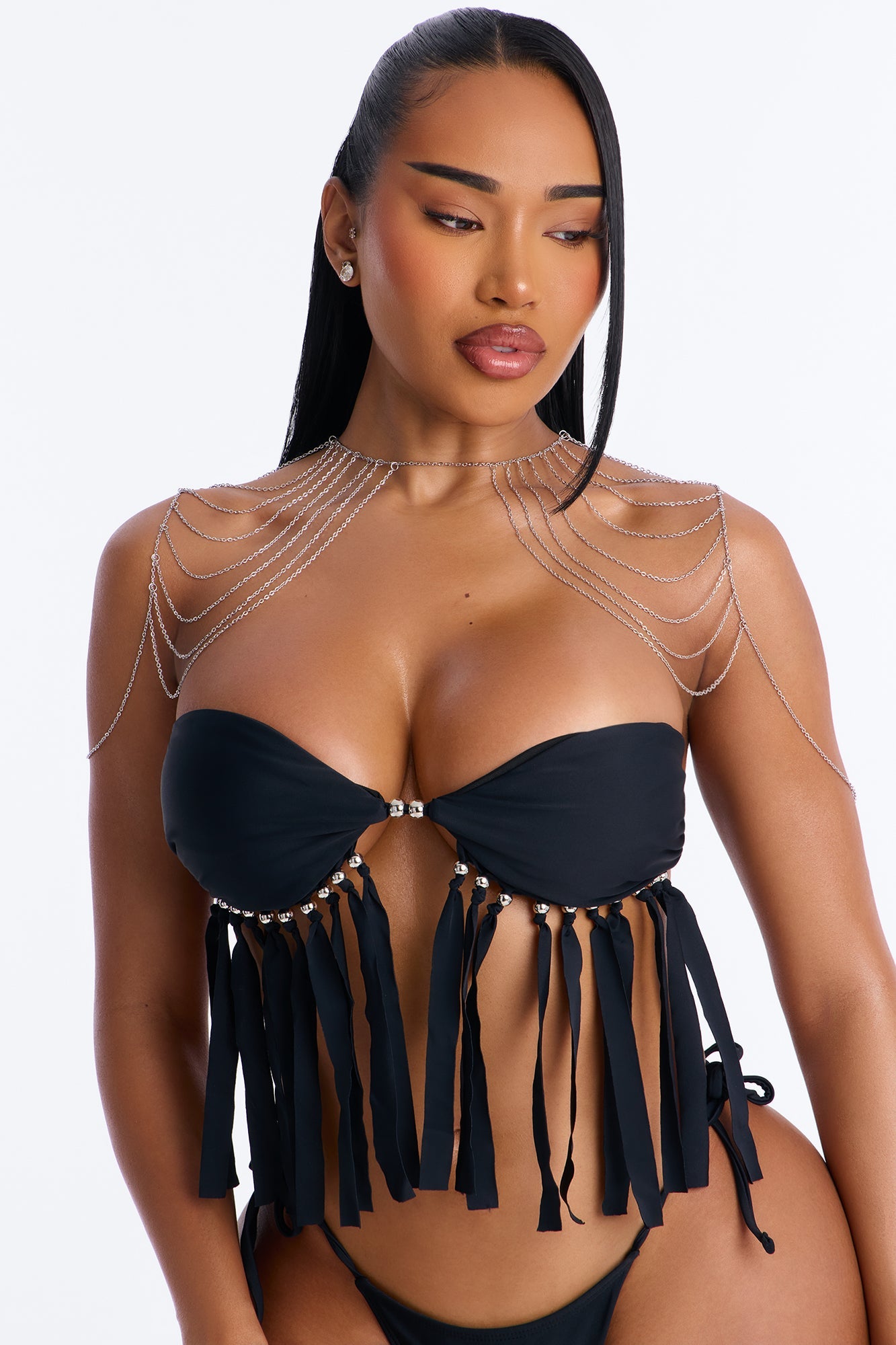 Ember Layered Body Chain - Silver