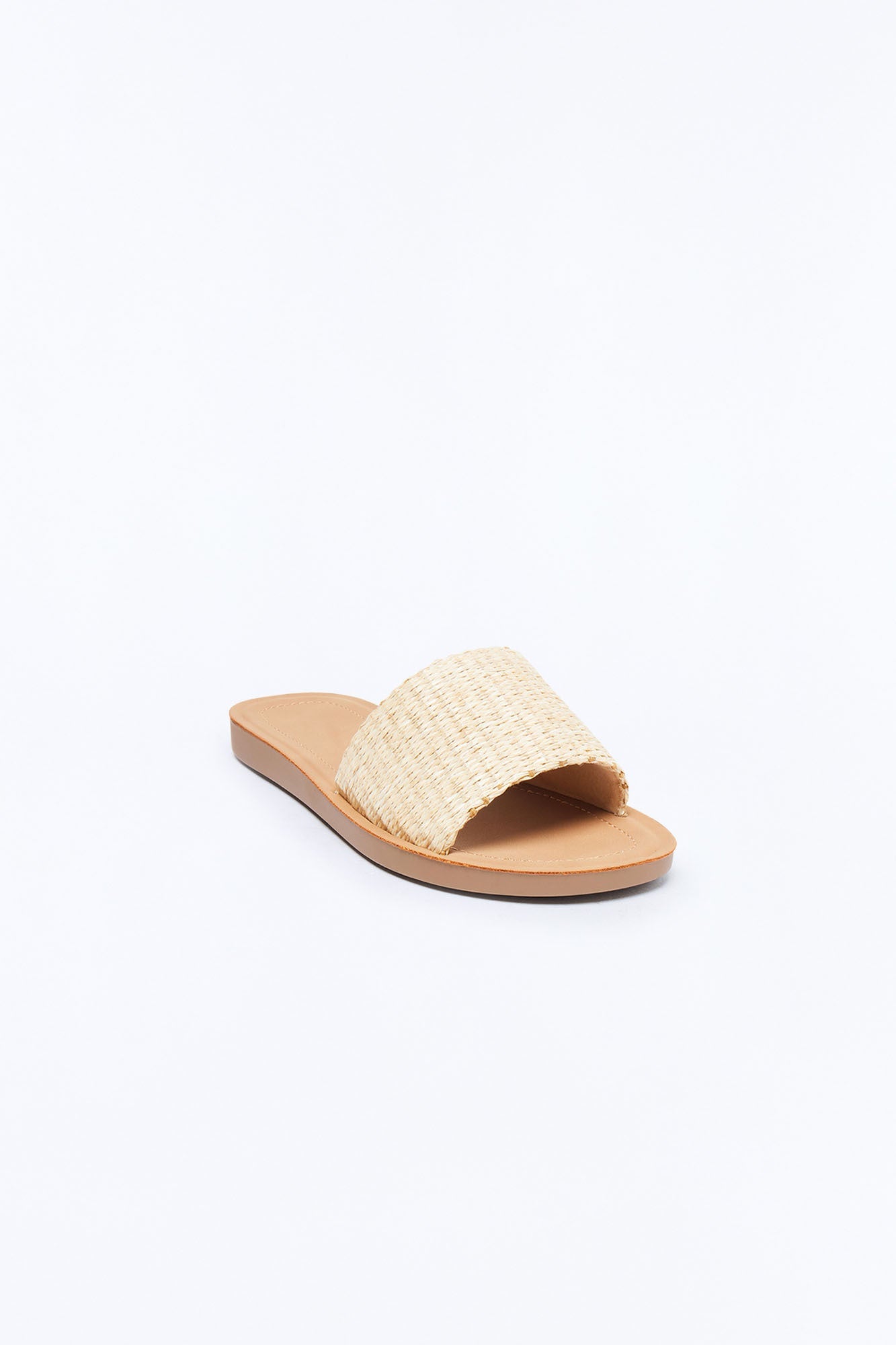 Janie Flat Sandals - Off White/combo