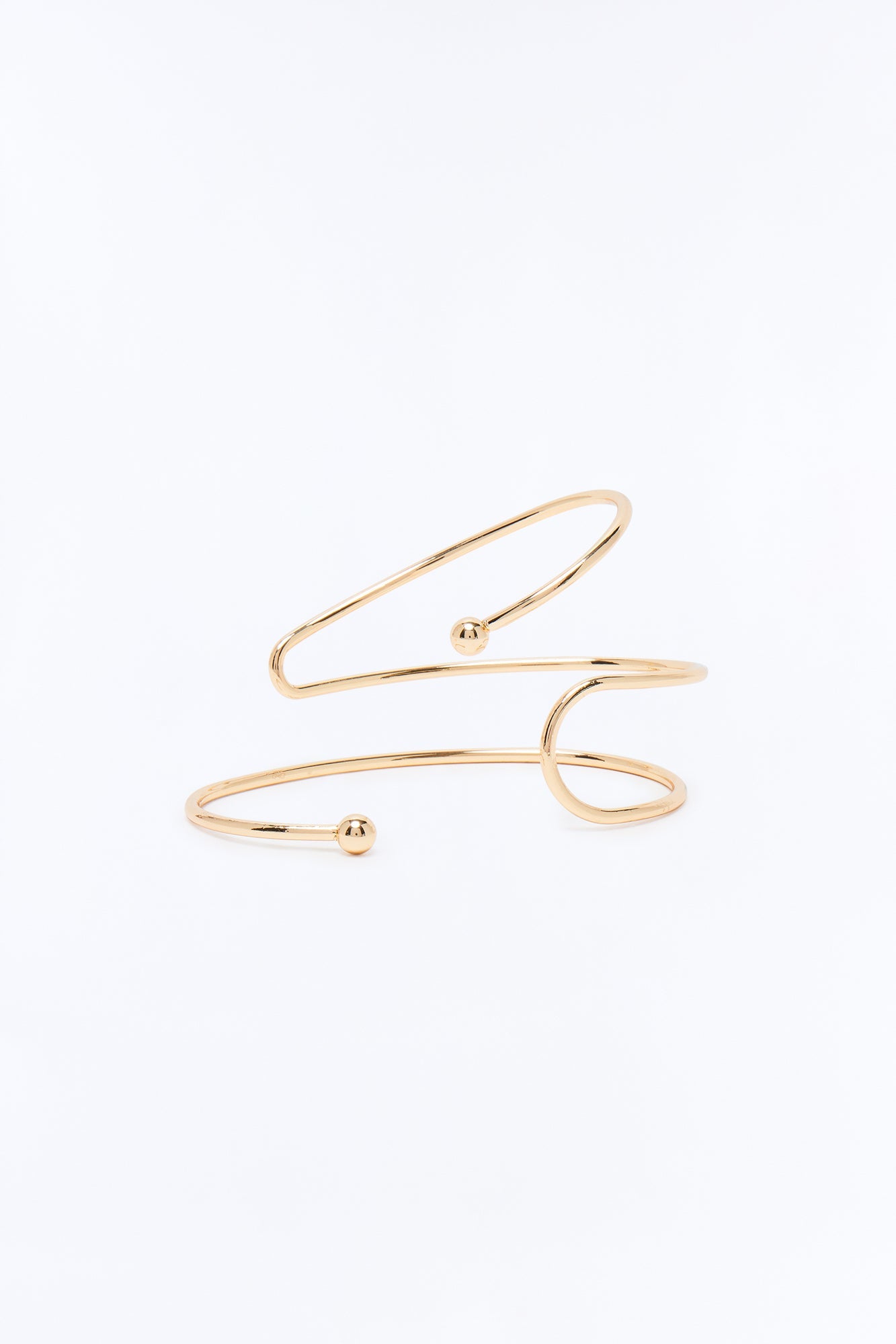 Trend Driven Hand Cuff - Gold
