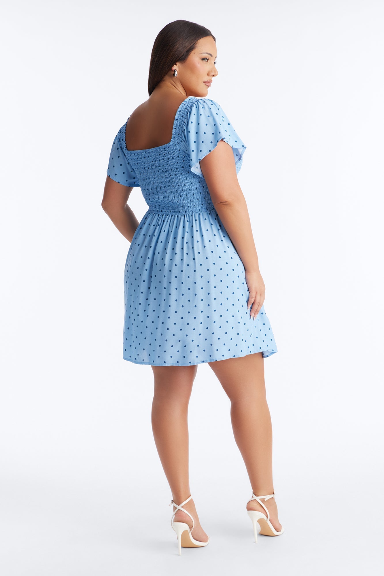 Flower Child Floral Mini Dress - Blue/combo