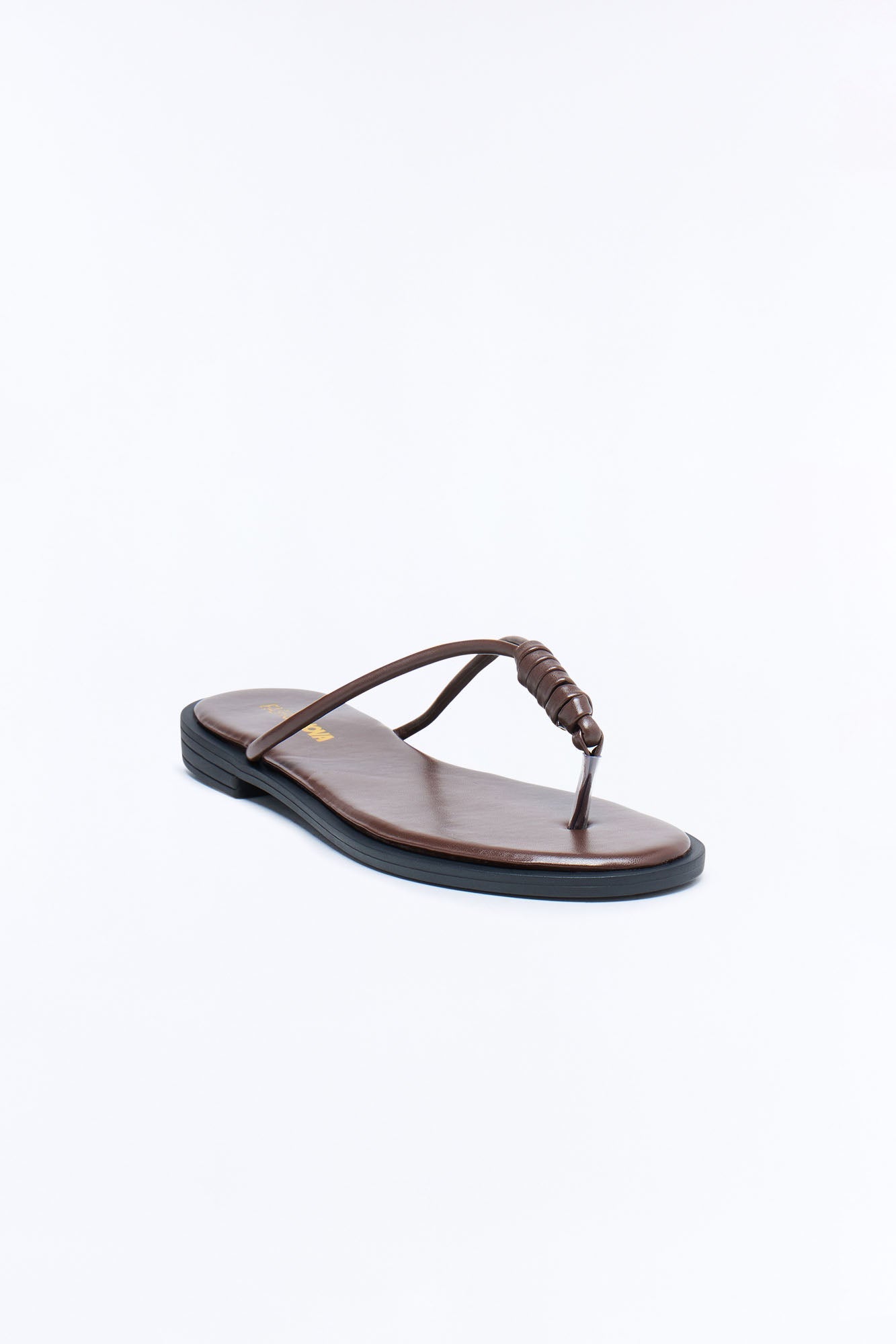 Kendall Knot Flip Flops - Chocolate