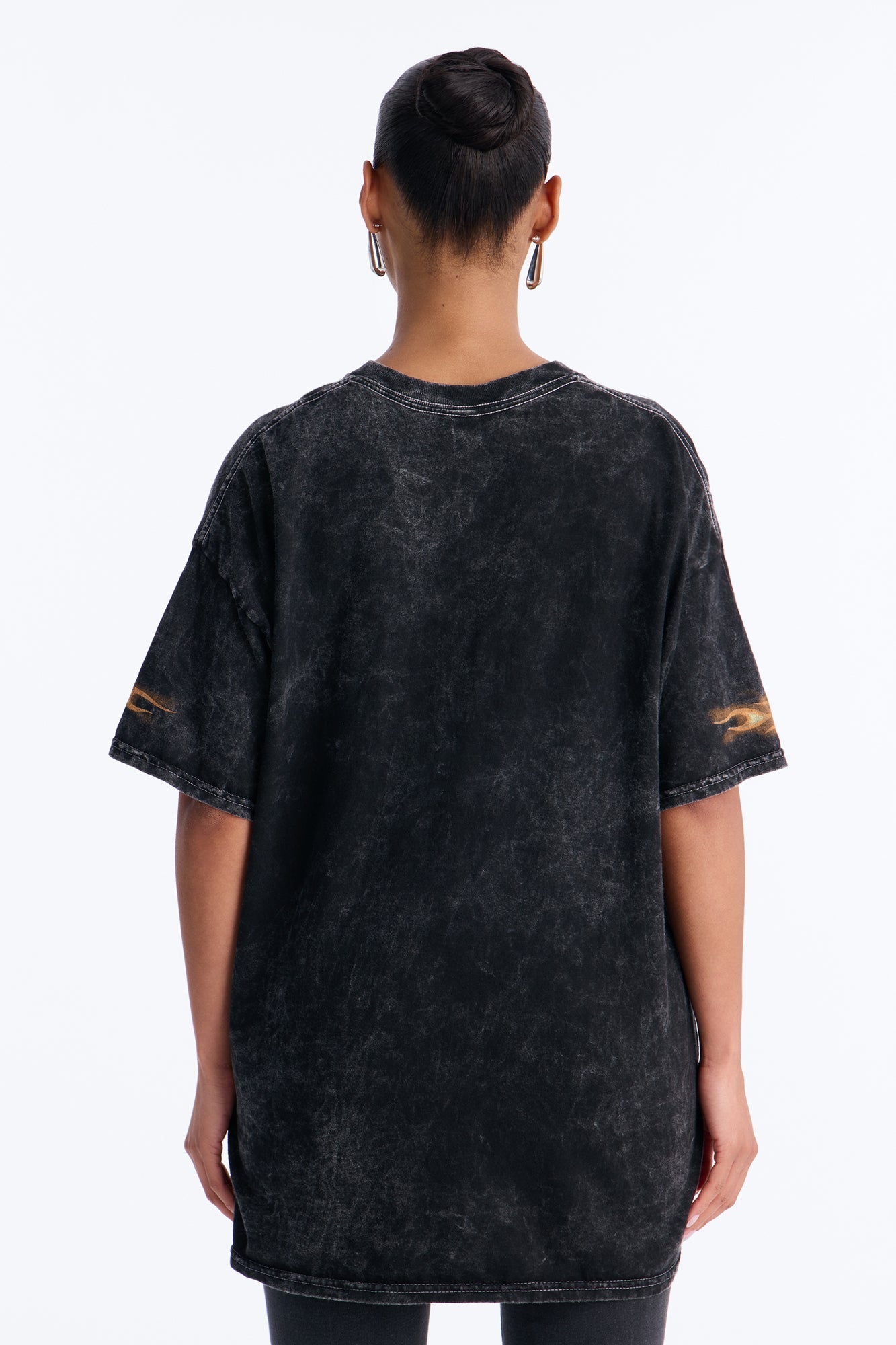 Wild Roots Washed Tee - Black Wash