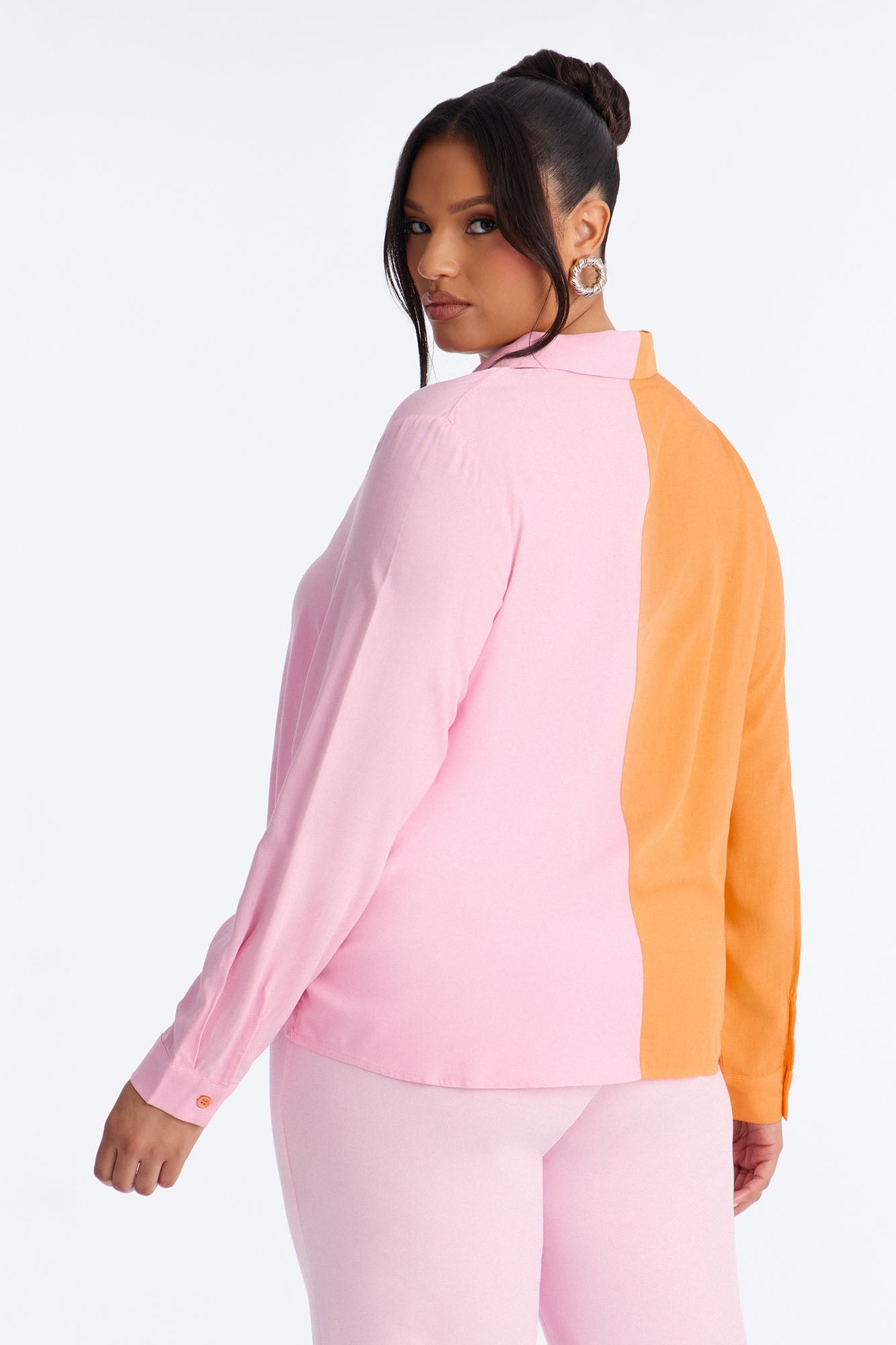 Didn't Cha Know Shirt - Orange/combo Fashion Nova