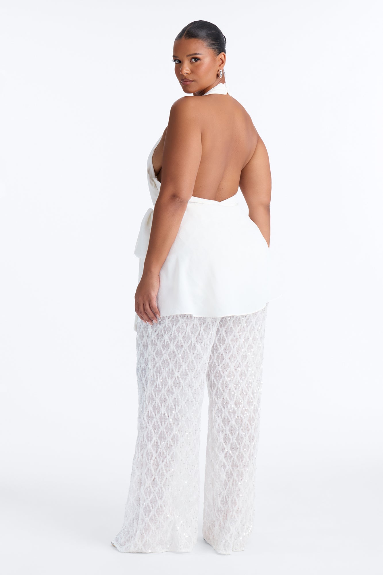 Angel Dreams Sheer Jumpsuit - White