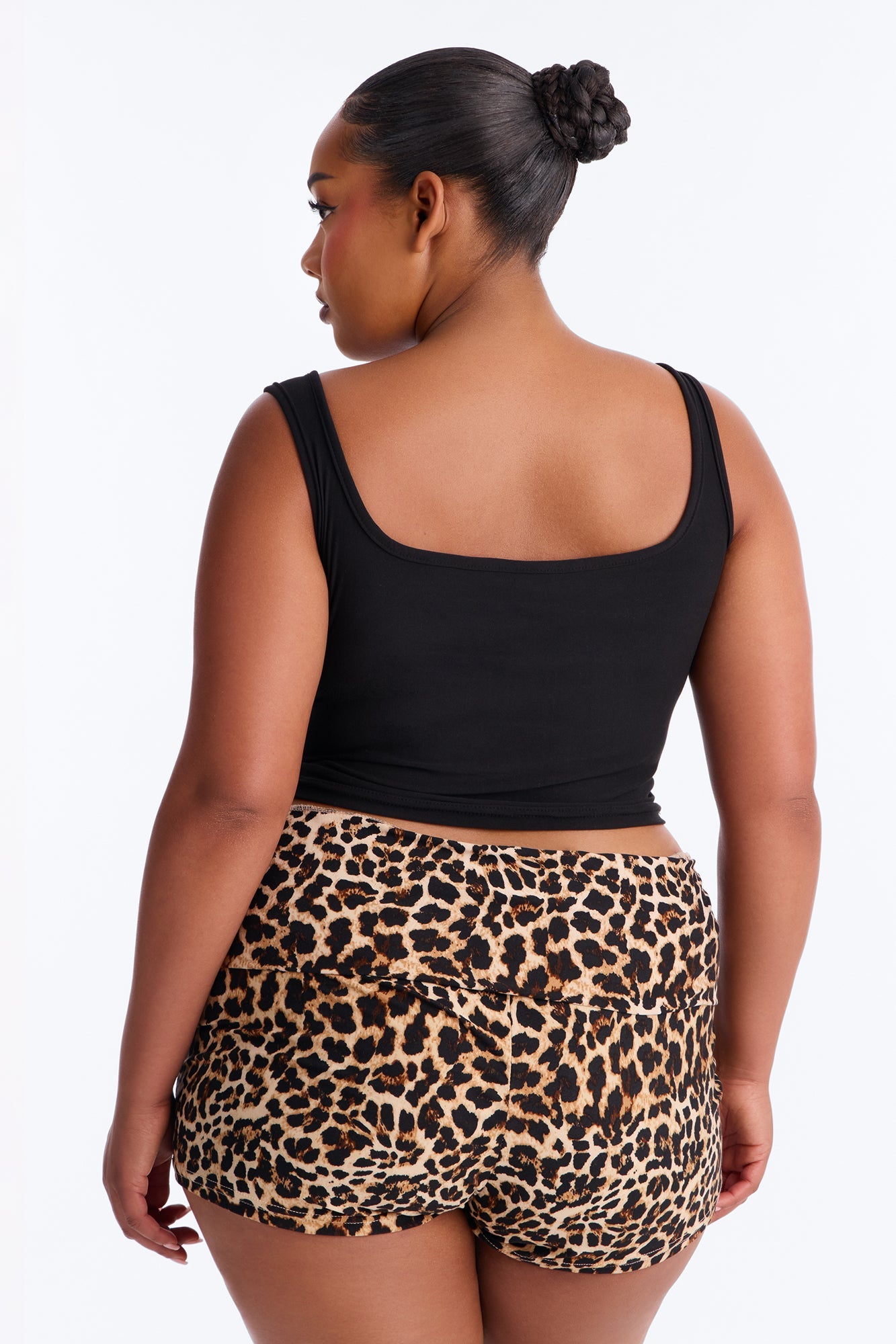 Gone To The Wild PJ Short Set - Black/combo