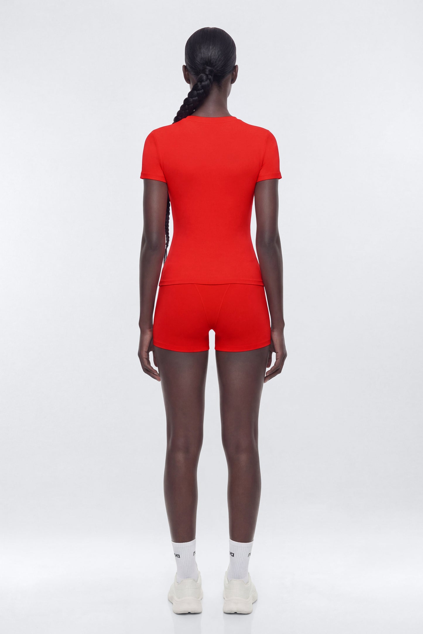 ProStretch™ Short Sleeve Sports Top - Red Fashion Nova