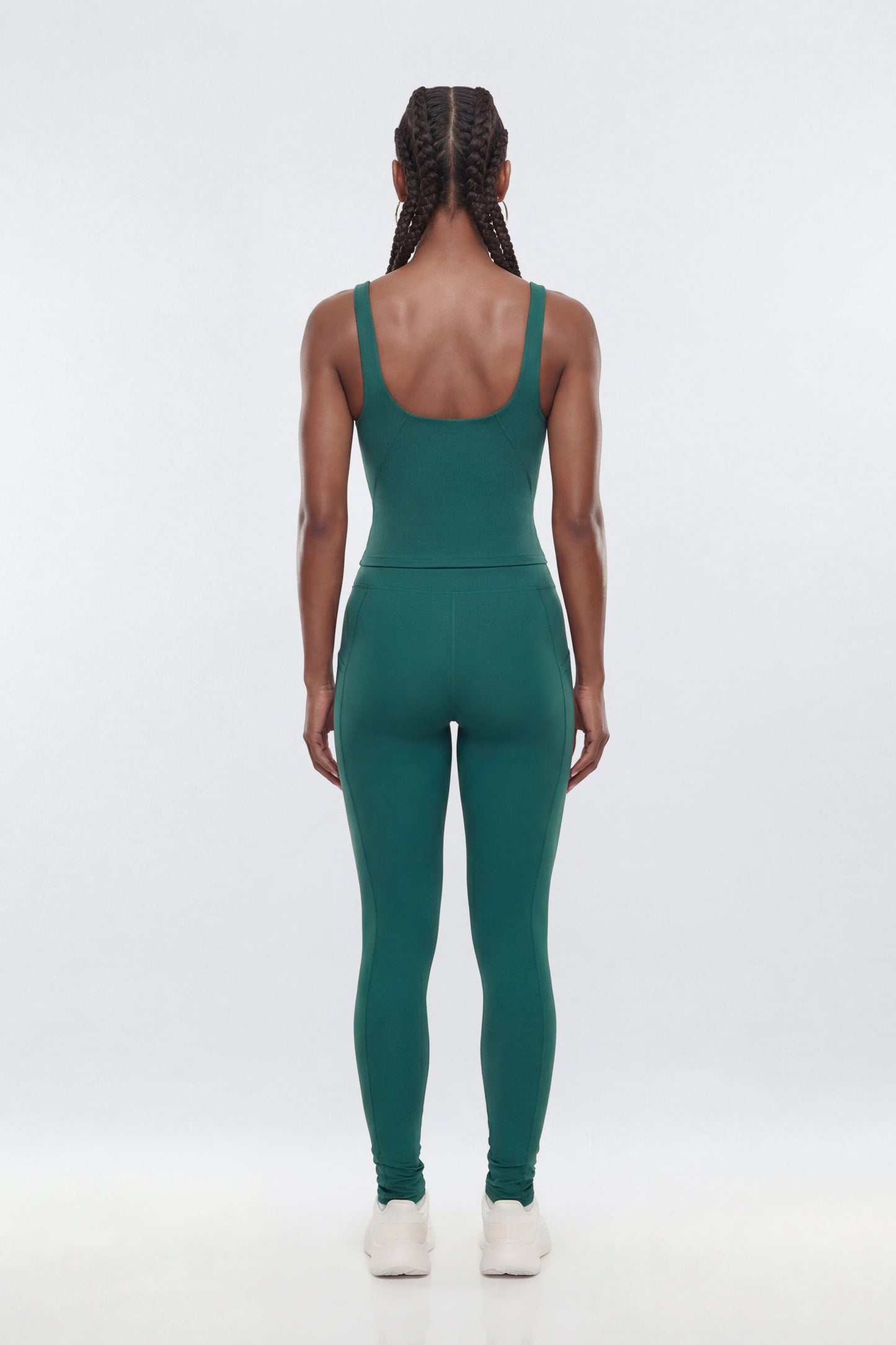 ProStretch™ V Neck Sports Tank - Green Fashion Nova