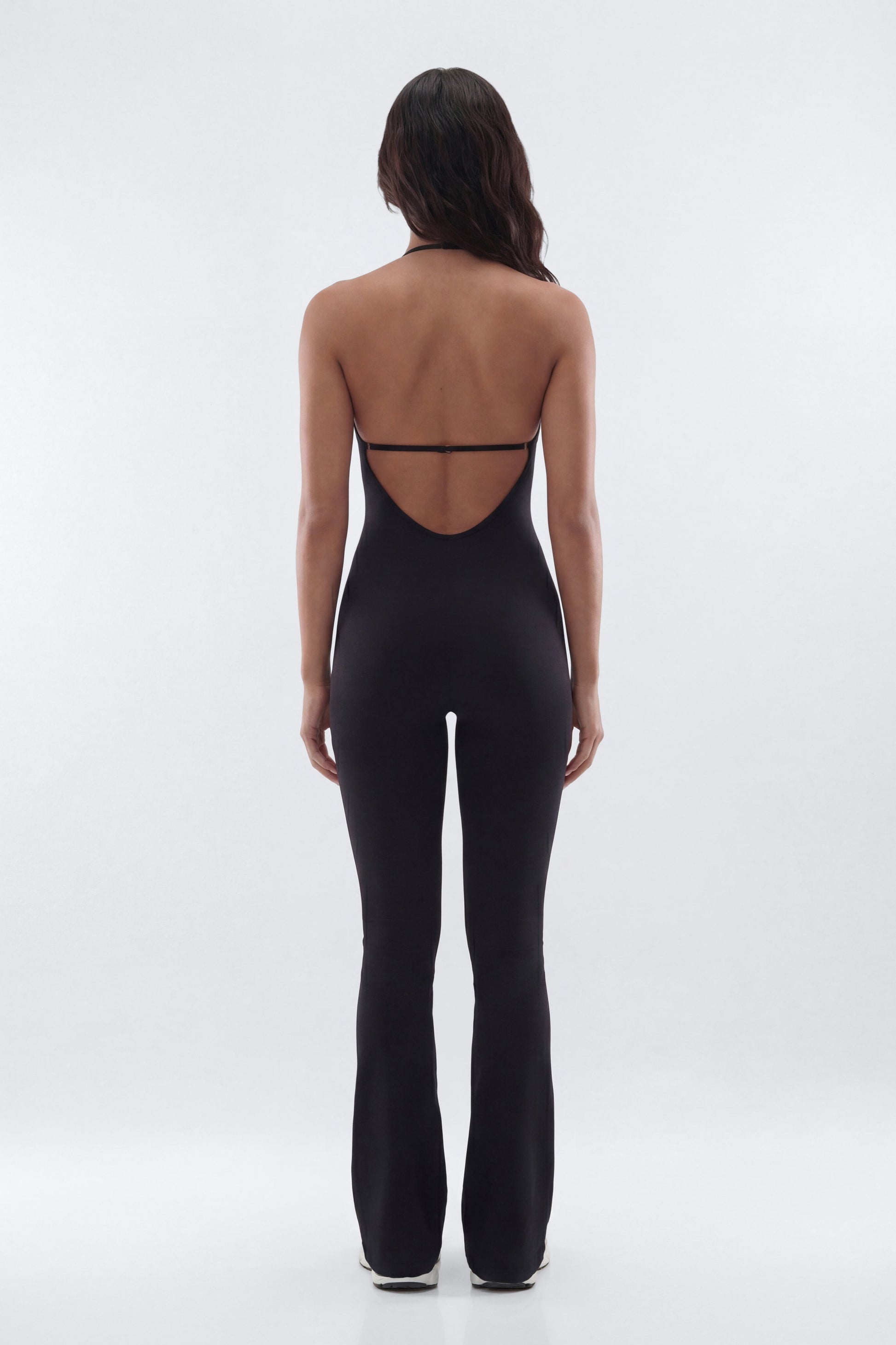 SeamlessLift™ 32″ Flare Jumpsuit - Black Fashion Nova