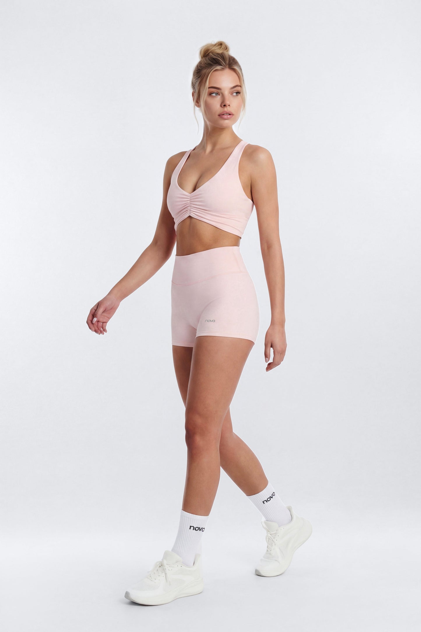 CloudForm™ 3″ Invisible Scrunch Biker Short - Pink Fashion Nova