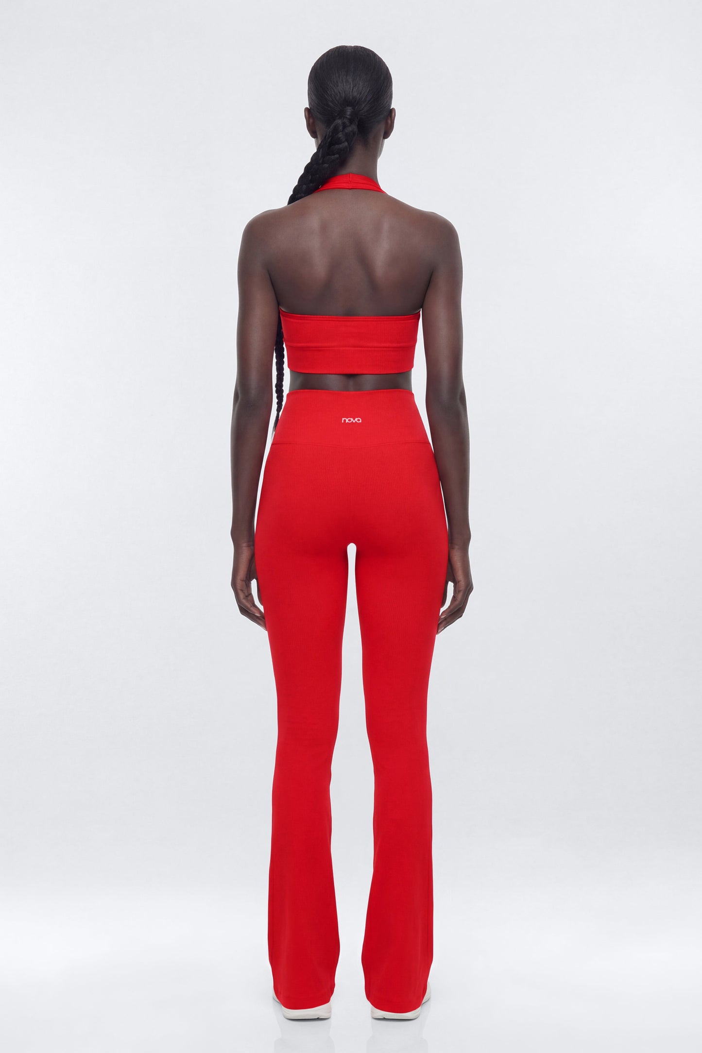 SeamlessLift™ 32″ High Rise Flare Legging - Red Fashion Nova
