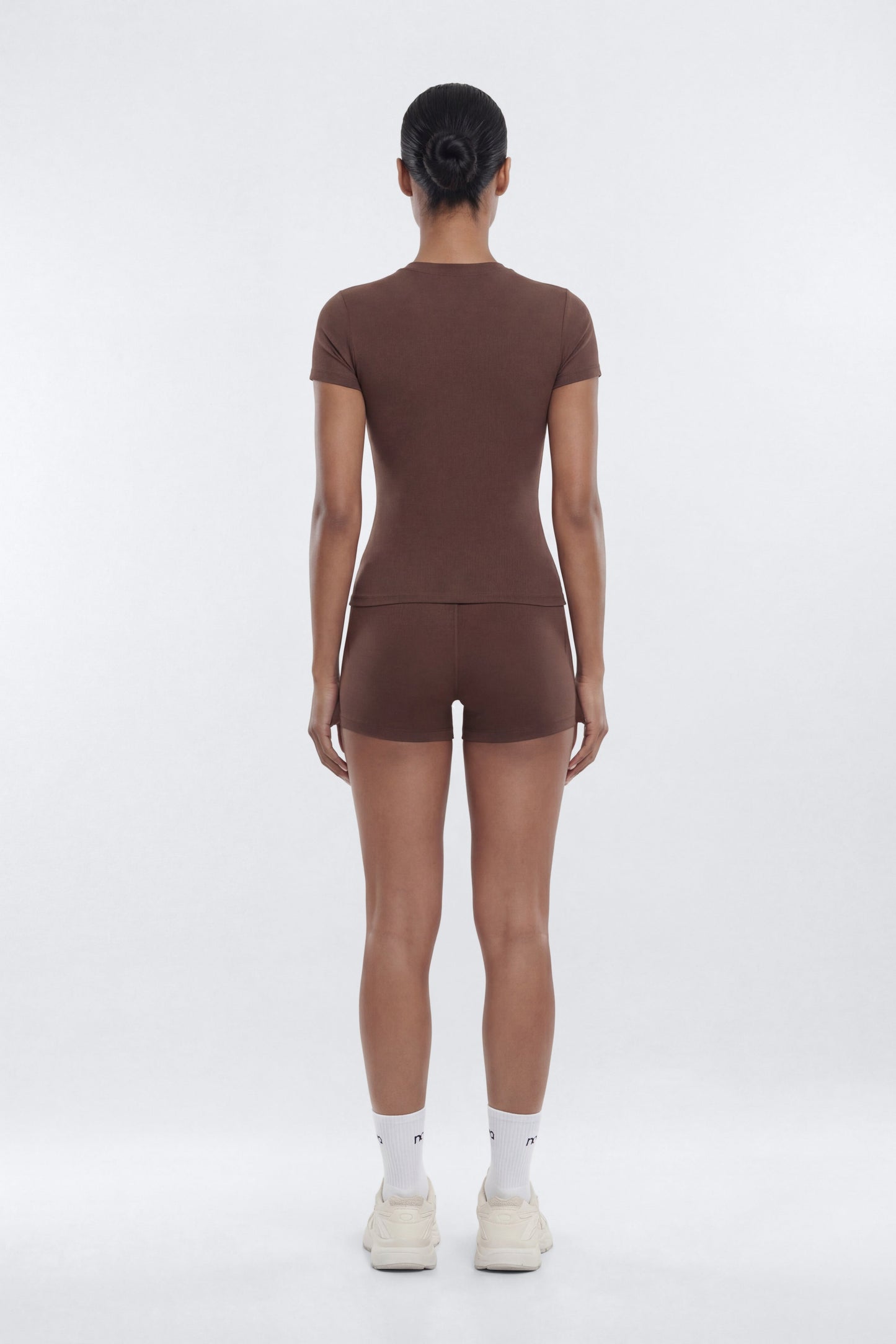 ProStretch™ Short Sleeve Sports Top - Brown Fashion Nova
