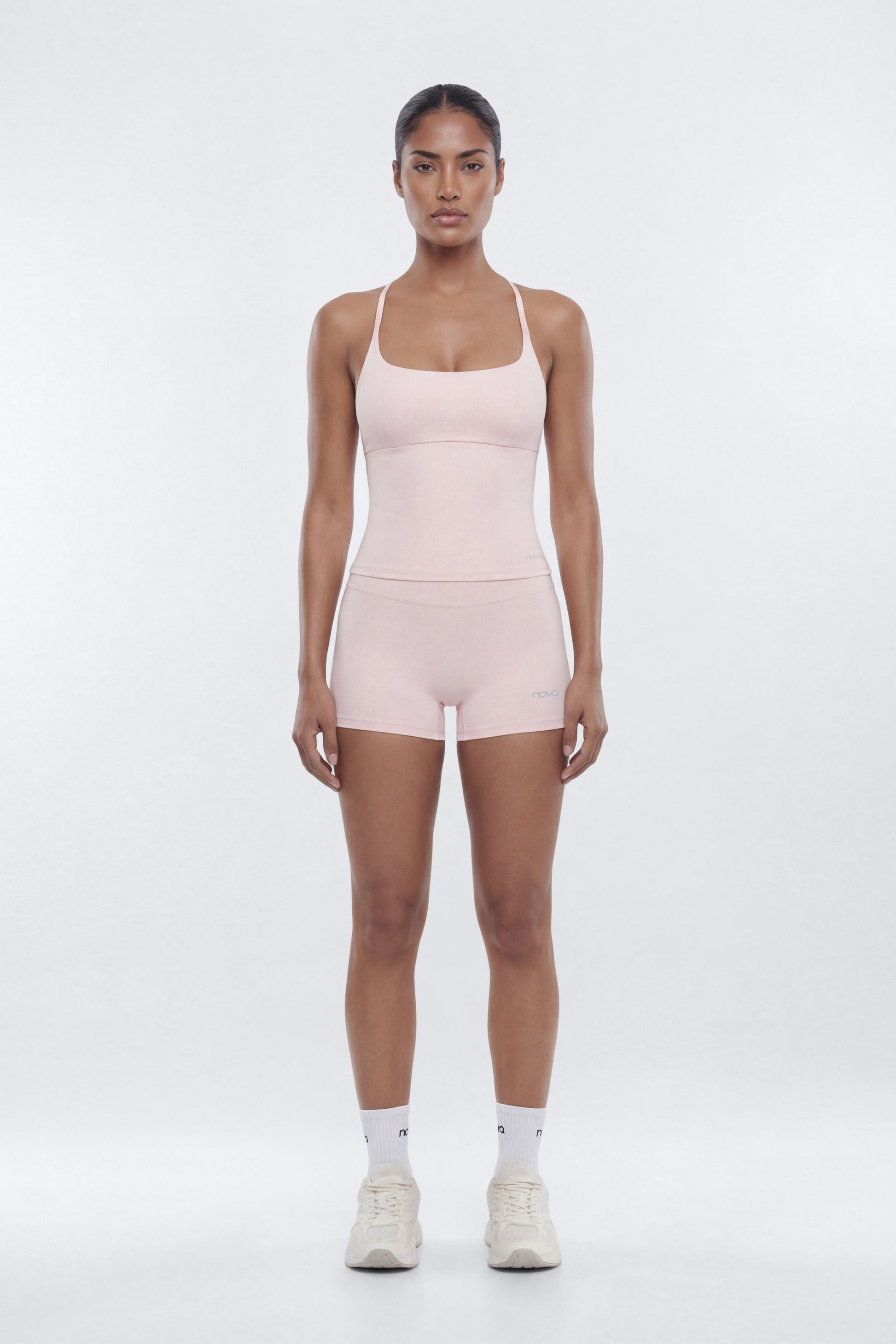 CloudForm™ Y Back Sports Top - Blush Fashion Nova