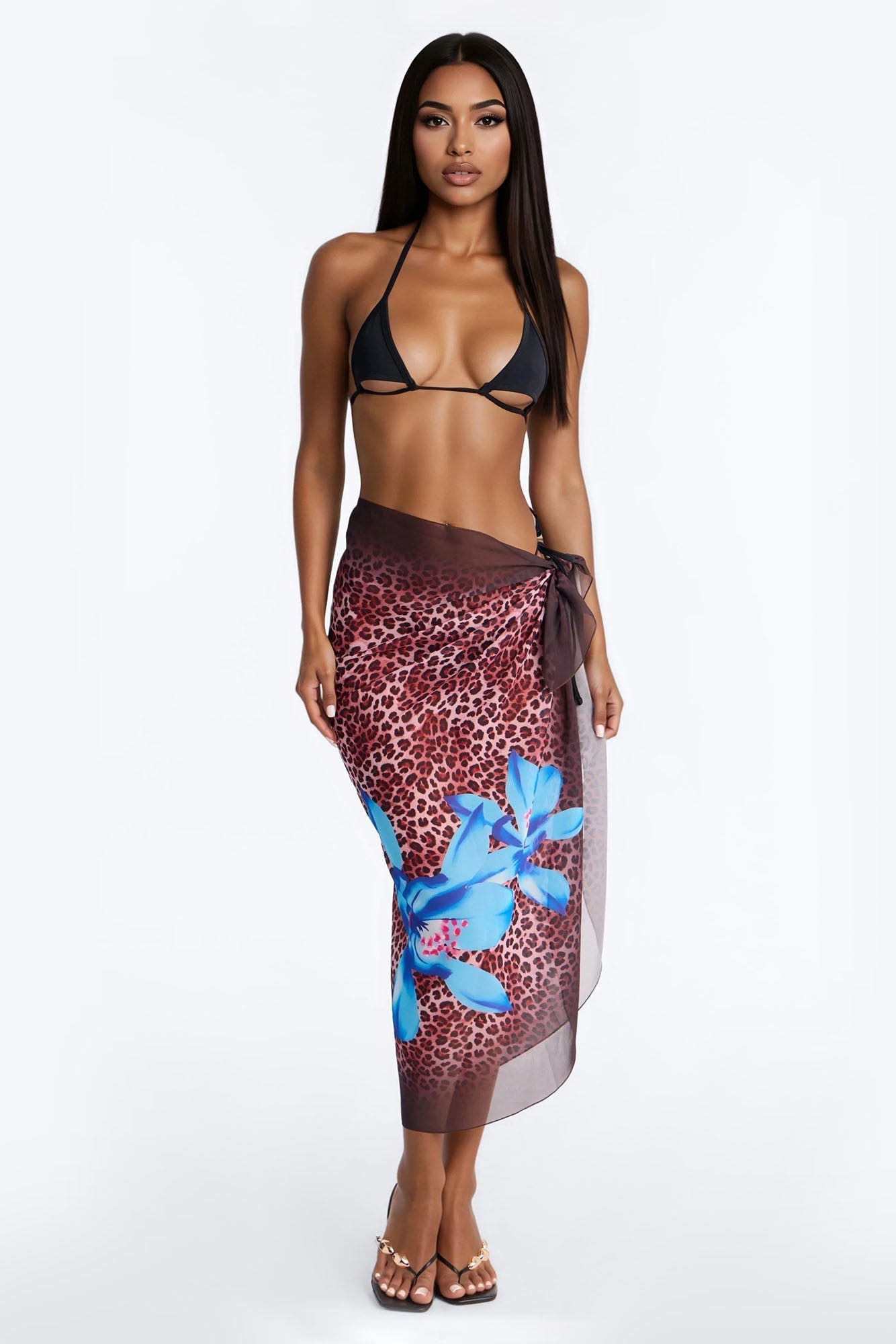 Island Instincts Leopard Swim Cover Up Sarong - Leopard Fashion Nova