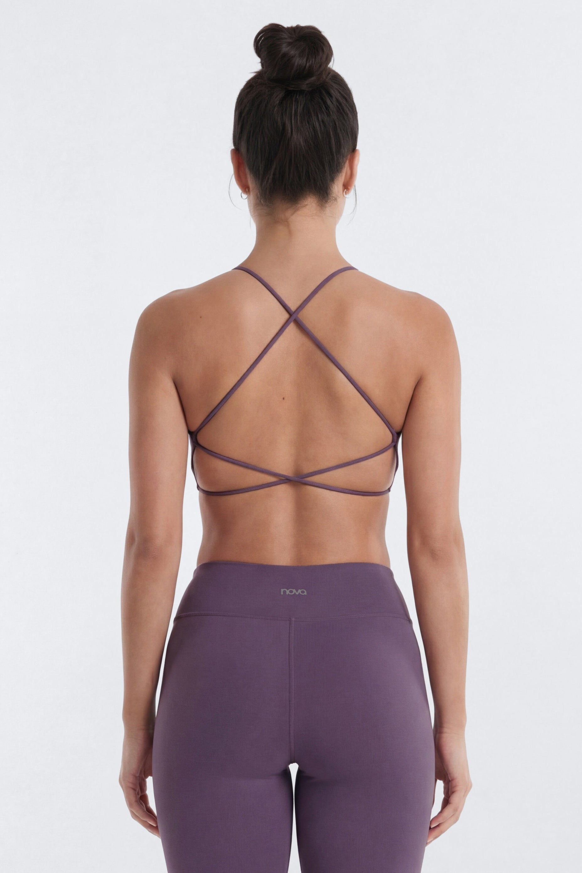 CloudForm™ Strappy Back Sports Bra - Iris Fashion Nova