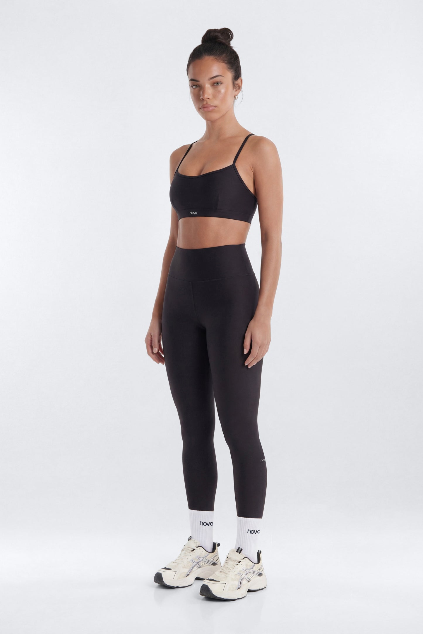 AirSculpt™ 25″ Mid Rise Legging - Black Fashion Nova