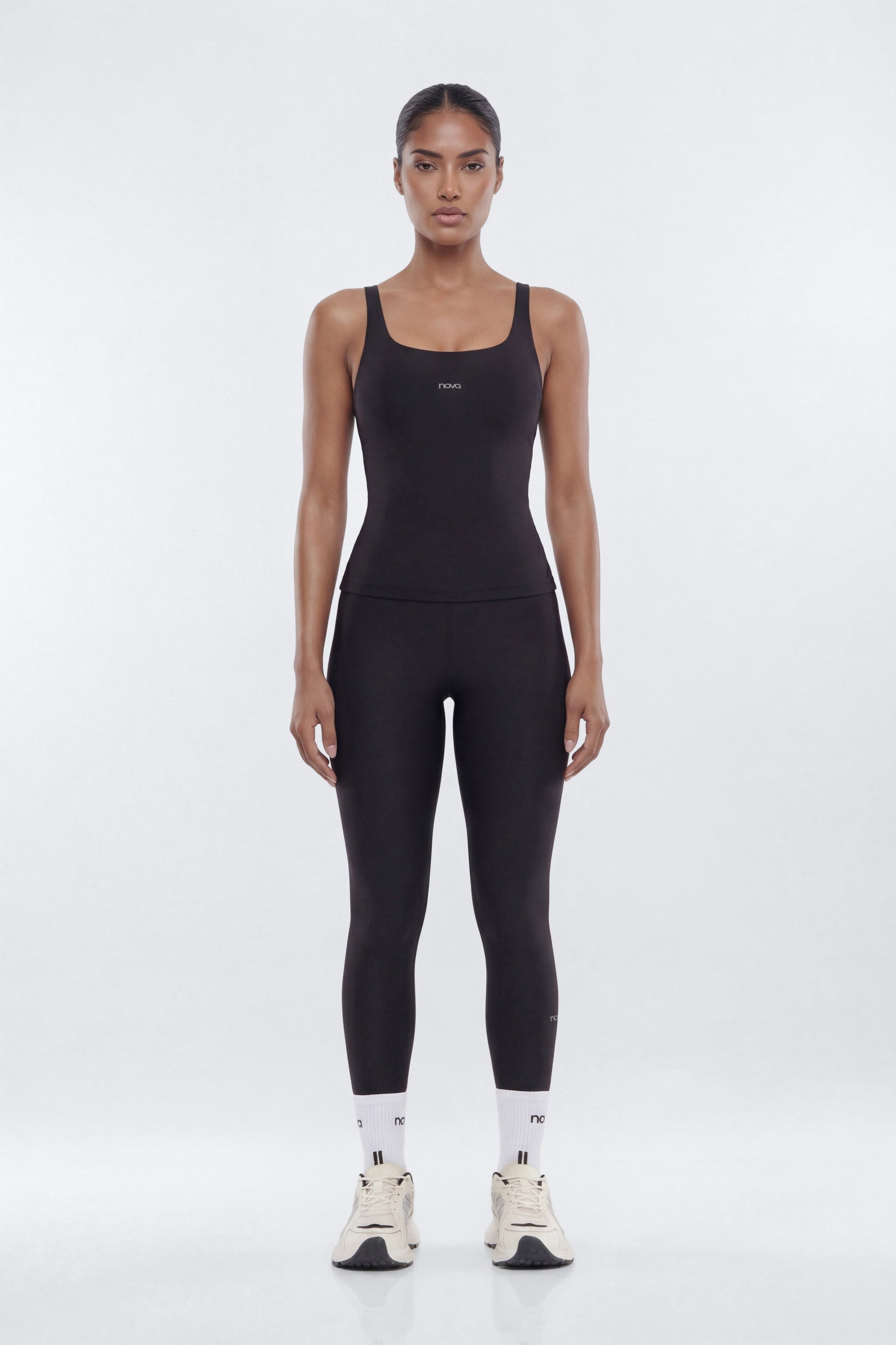AirSculpt™ Sports Tank Top - Black Fashion Nova