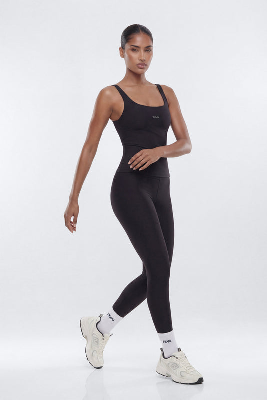 AirSculpt™ Sports Tank Top - Black Fashion Nova