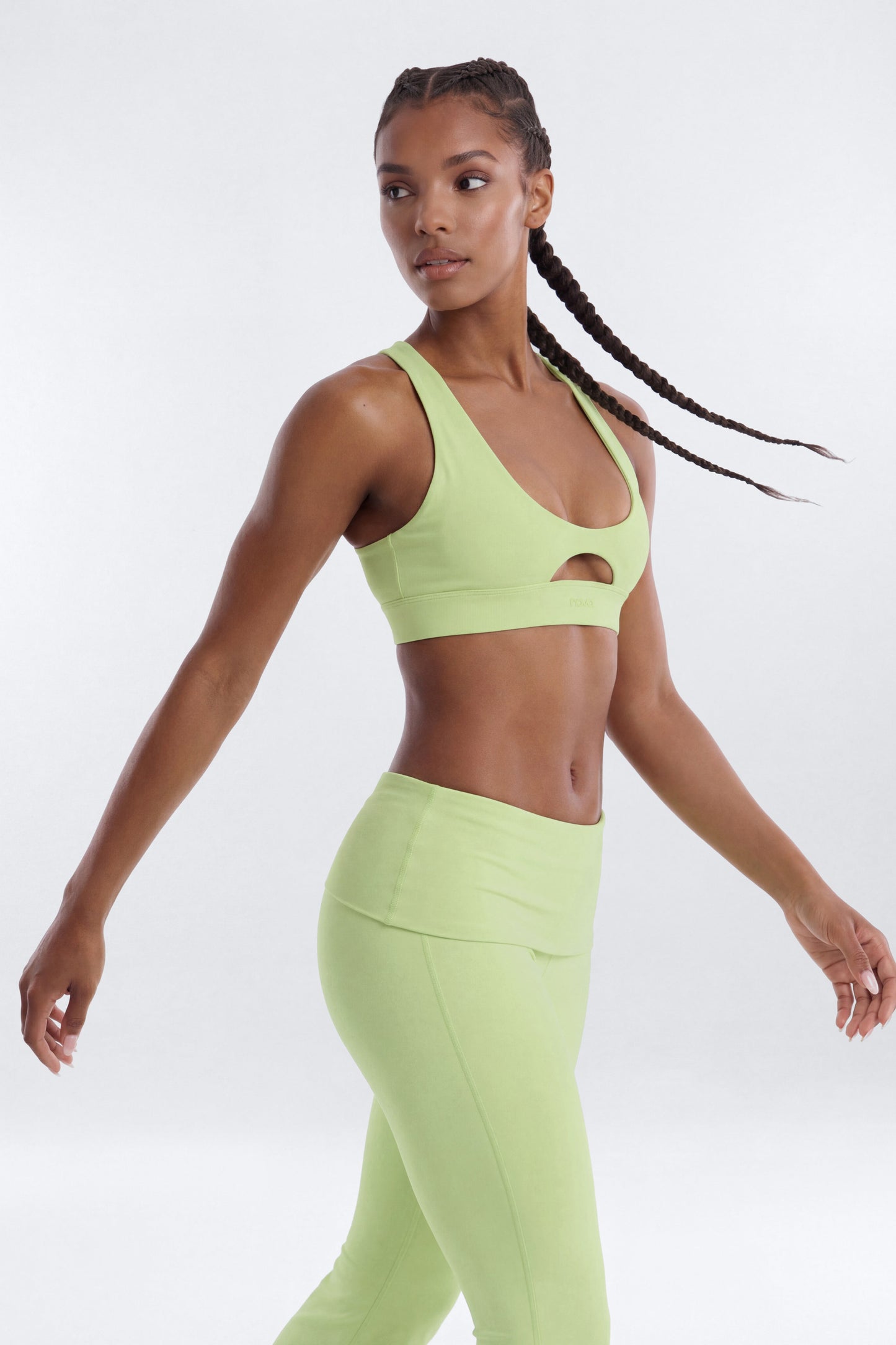 ButterSoft™ X Back Sports Bra - Pistachio