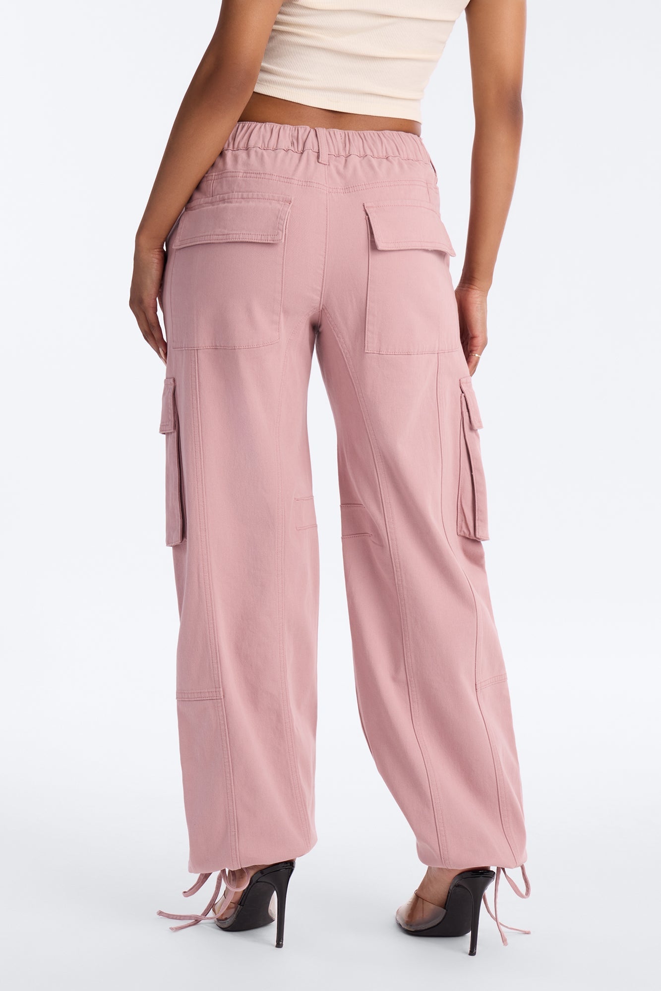 Portland Washed Cargo Pant - Blush Fashion Nova