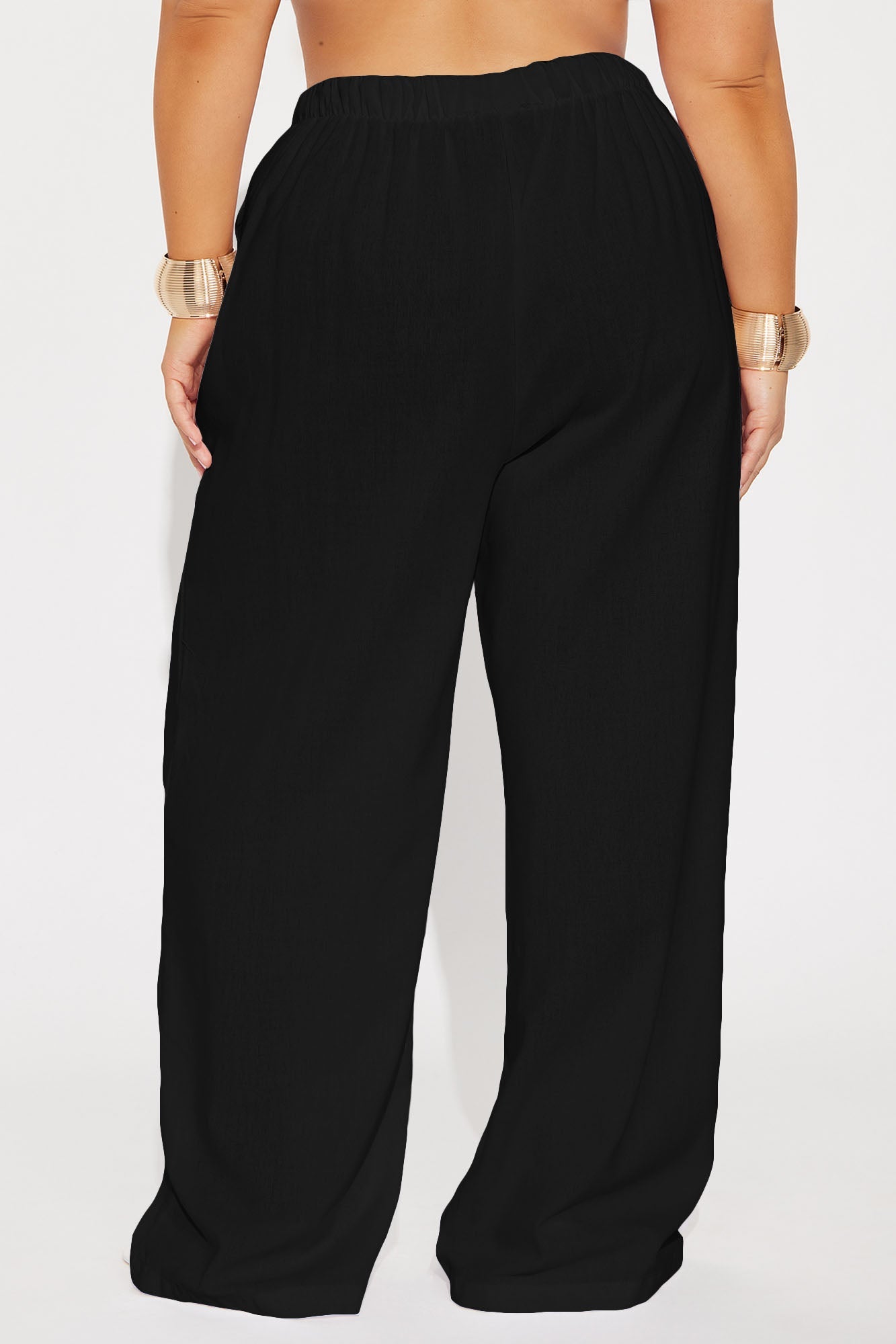 Beach Walks Linen Pant - Black