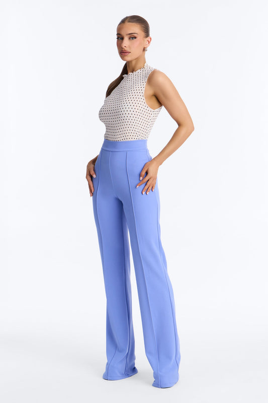 Tall Victoria High Waisted Dress Pants - Periwinkle