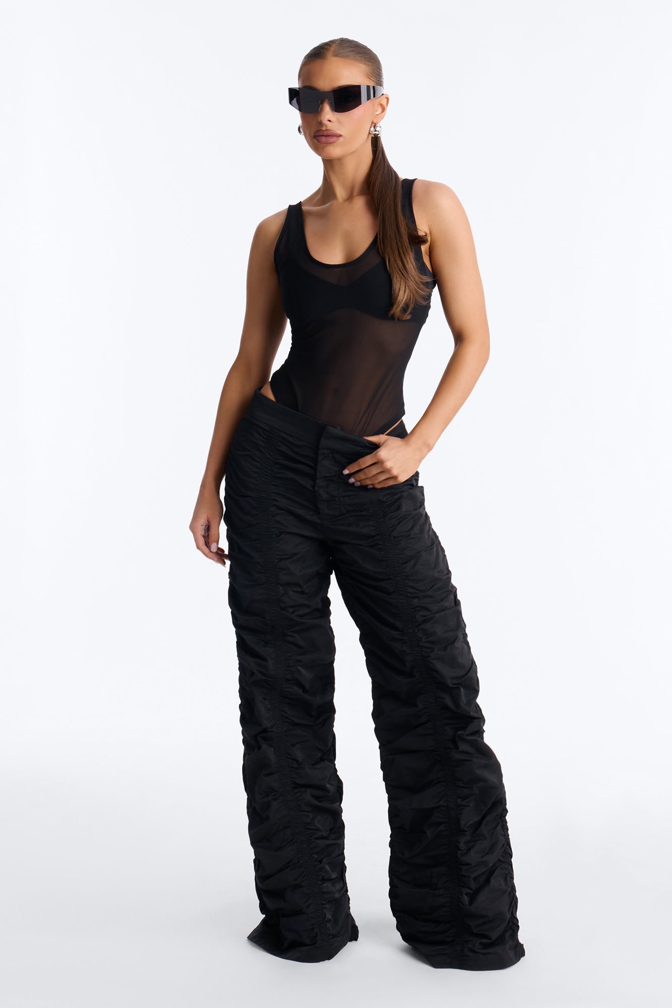 Count These Stacks Low Rise Pant - Black