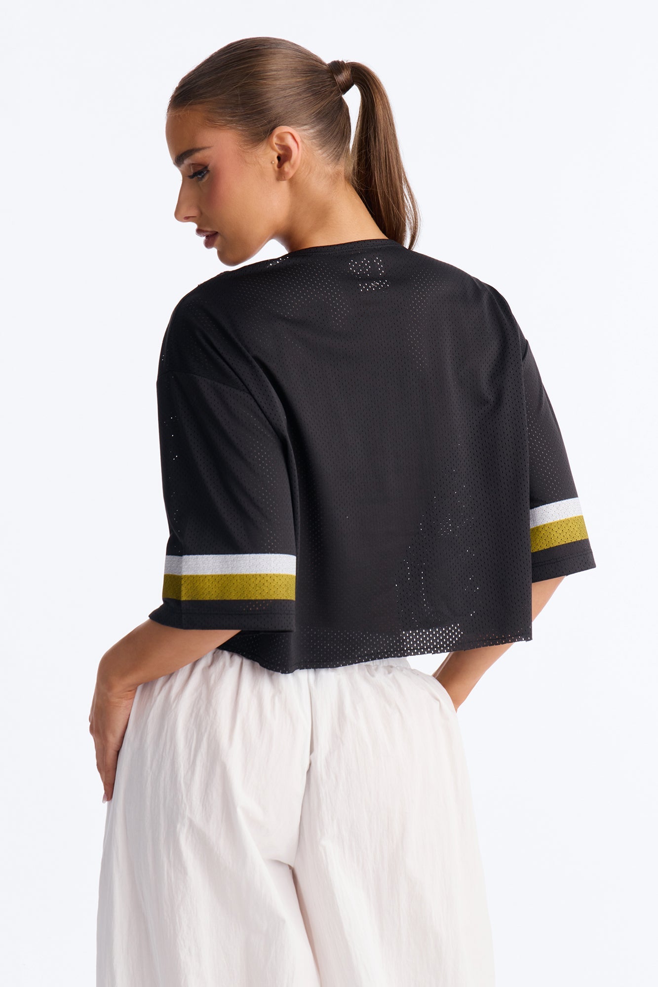 NBA LA Lakers Cropped Top - Black