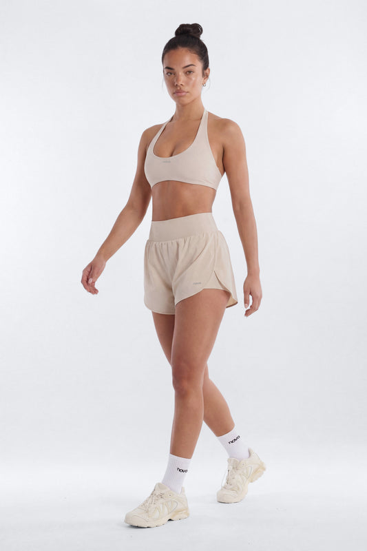 CoreNylon 3″ 2-in-1 Active Short - Oat Milk Fashion Nova