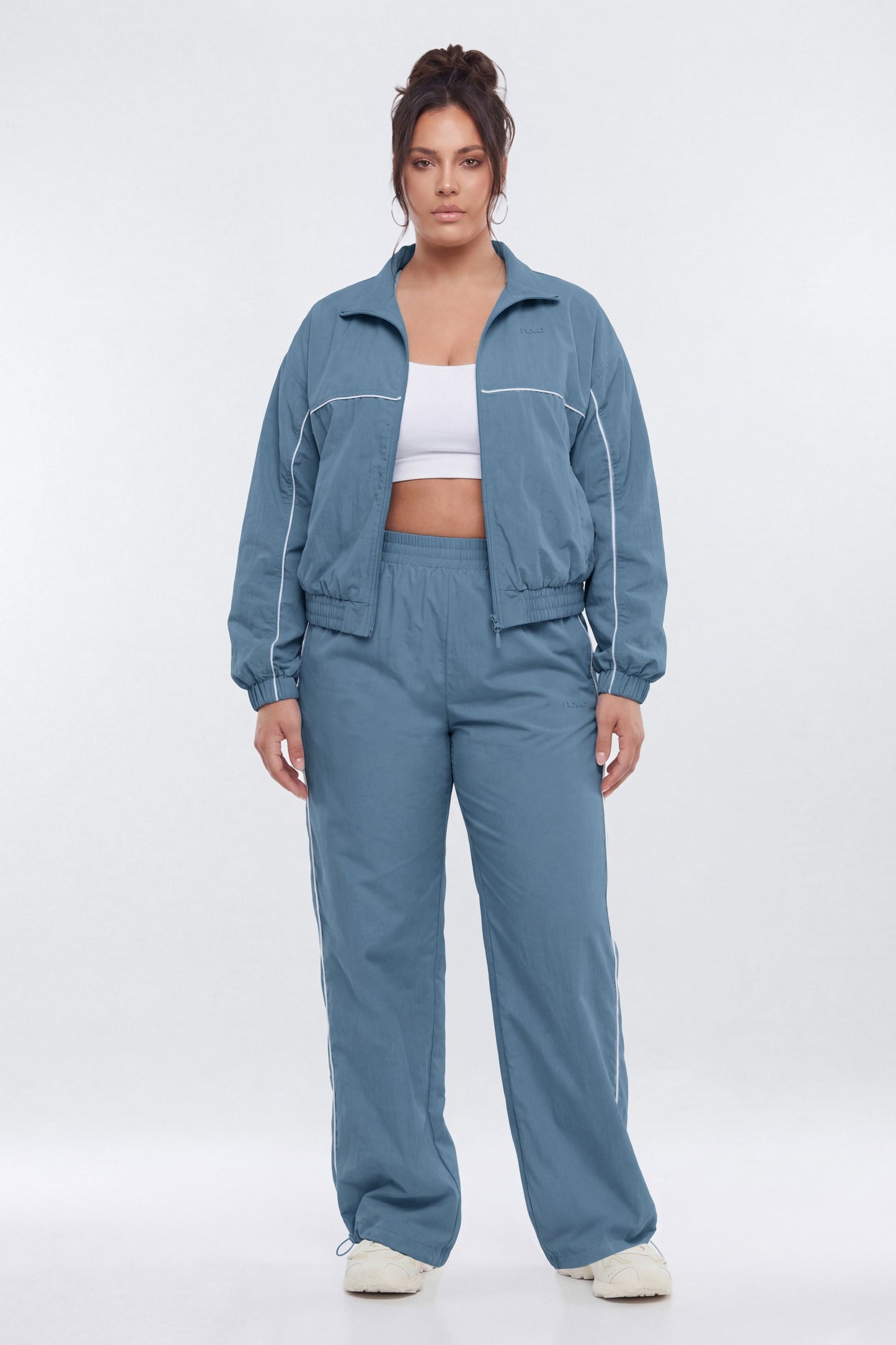 CoreNylon 32″ Pocket Track Pant - Soft Indigo