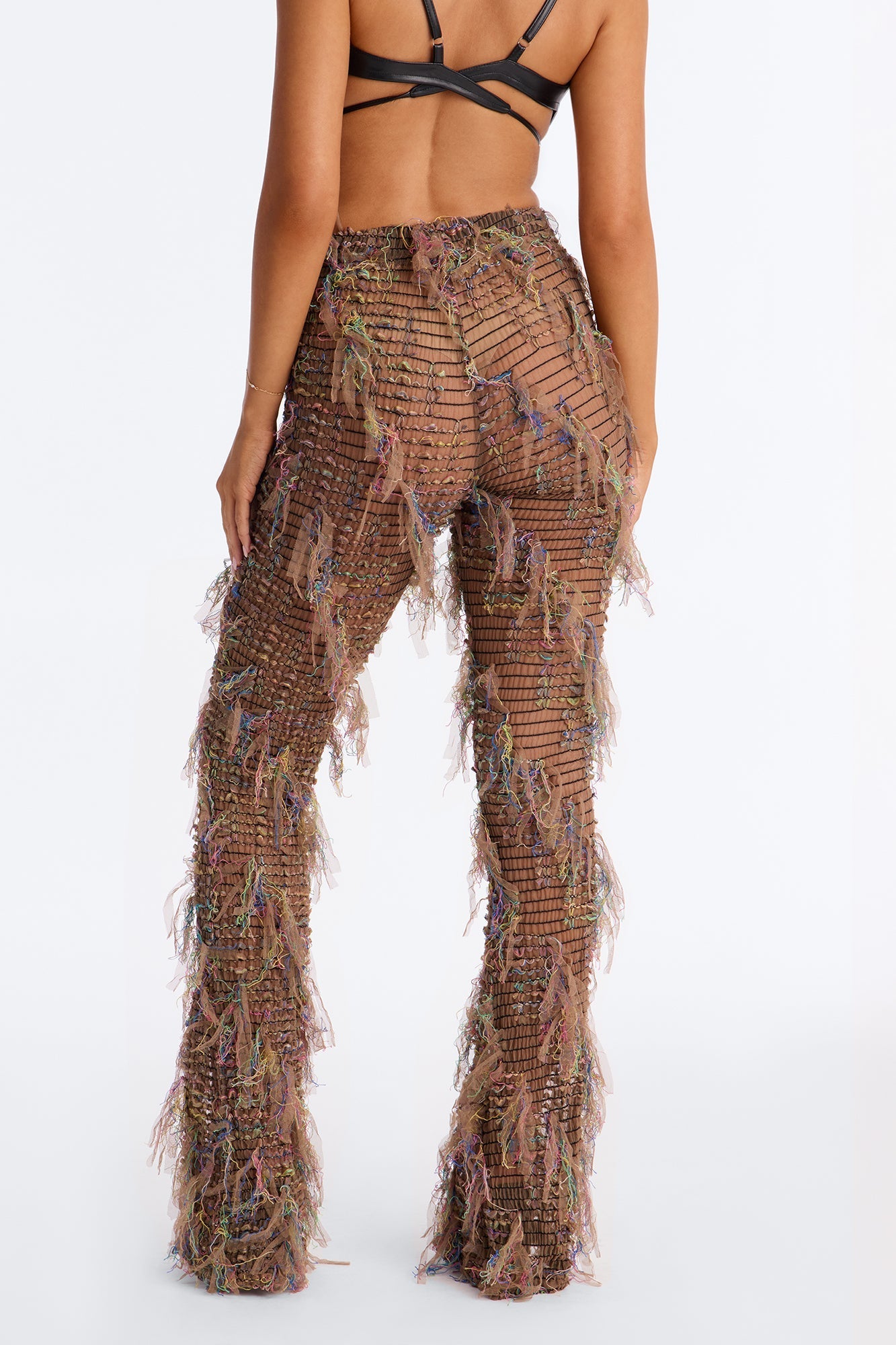 Anika Distressed Flare Pant - Beige Fashion Nova