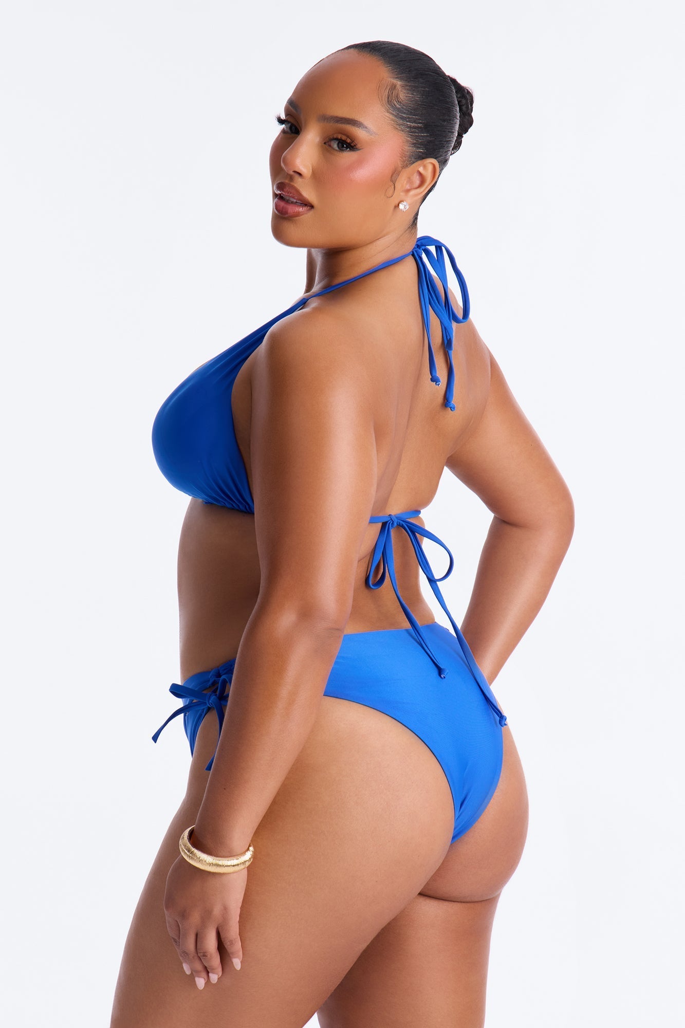 Malibu Blue 2 Piece Graphic T-Shirt Bikini Set - Blue Fashion Nova
