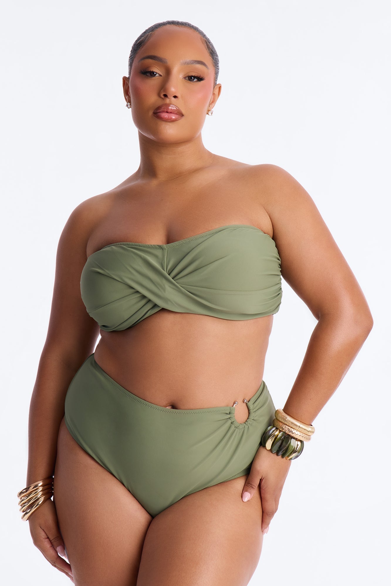 Ocean Trance 2 Piece Bikini Set - Sage Fashion Nova