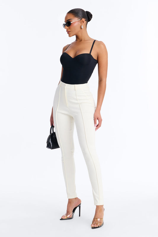 Raise The Bar Skinny Trouser - Ivory