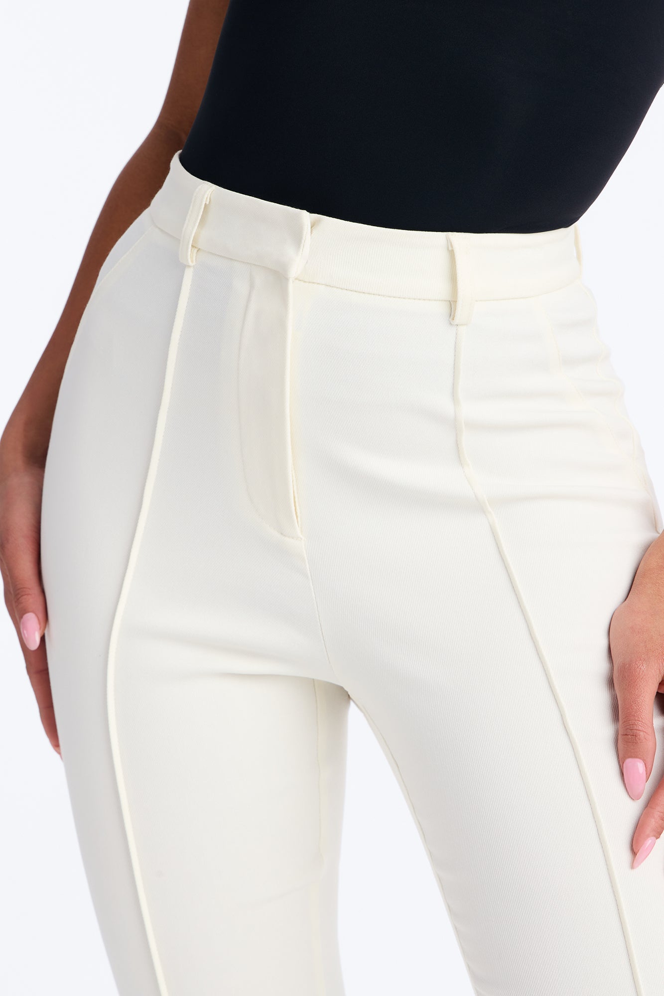Raise The Bar Skinny Trouser - Ivory