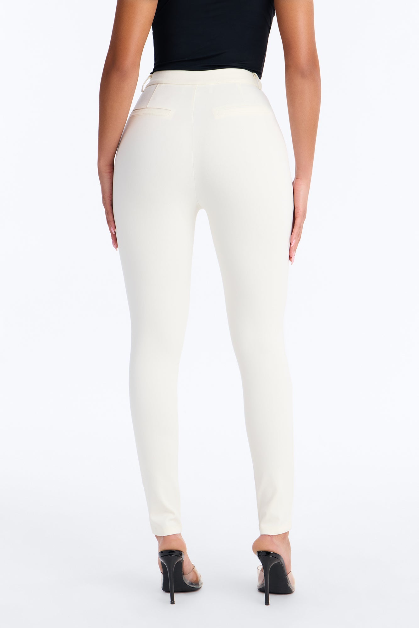 Raise The Bar Skinny Trouser - Ivory