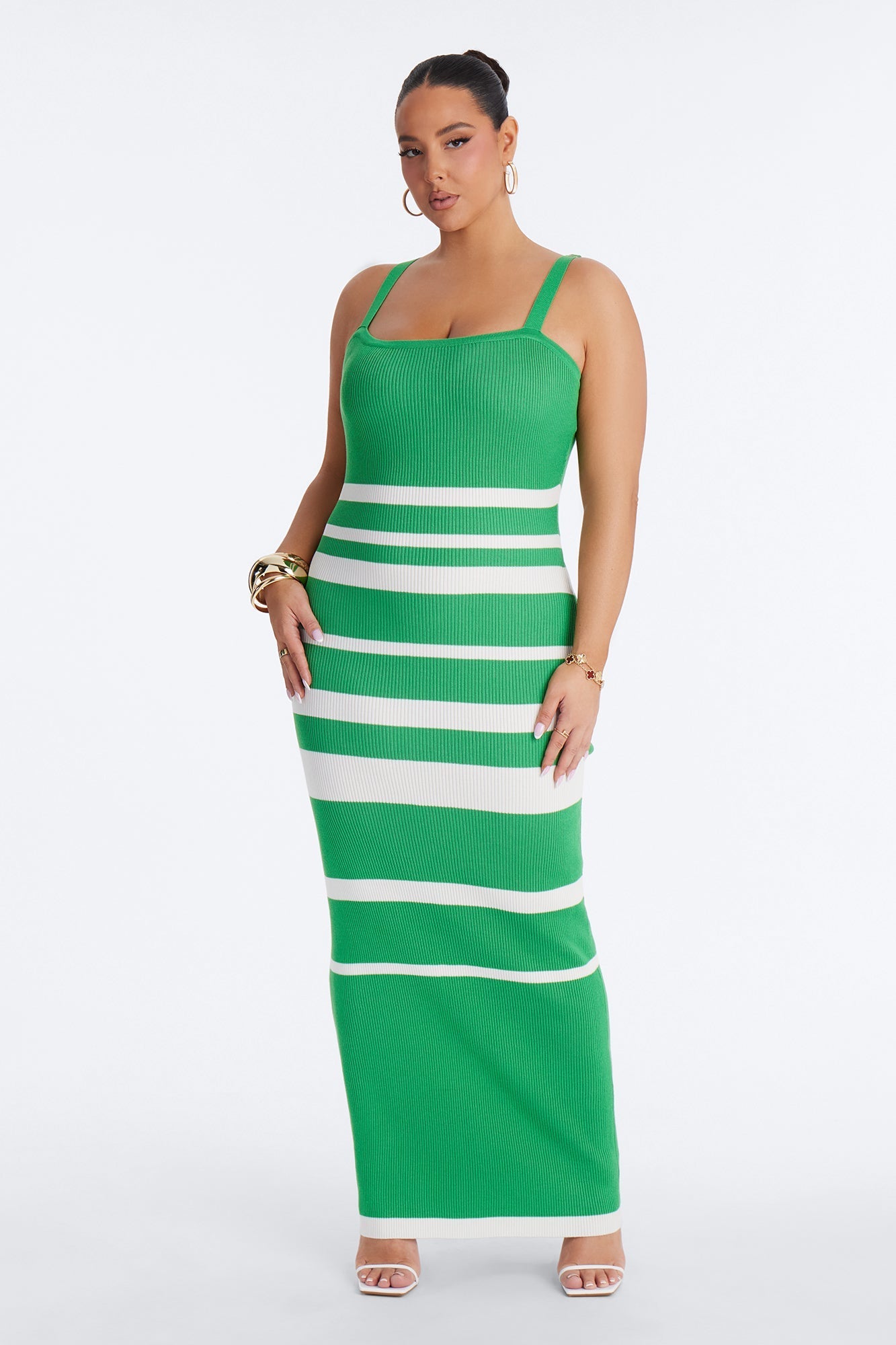 Cherry Pop Sweater Maxi Dress - Kelly Green Fashion Nova