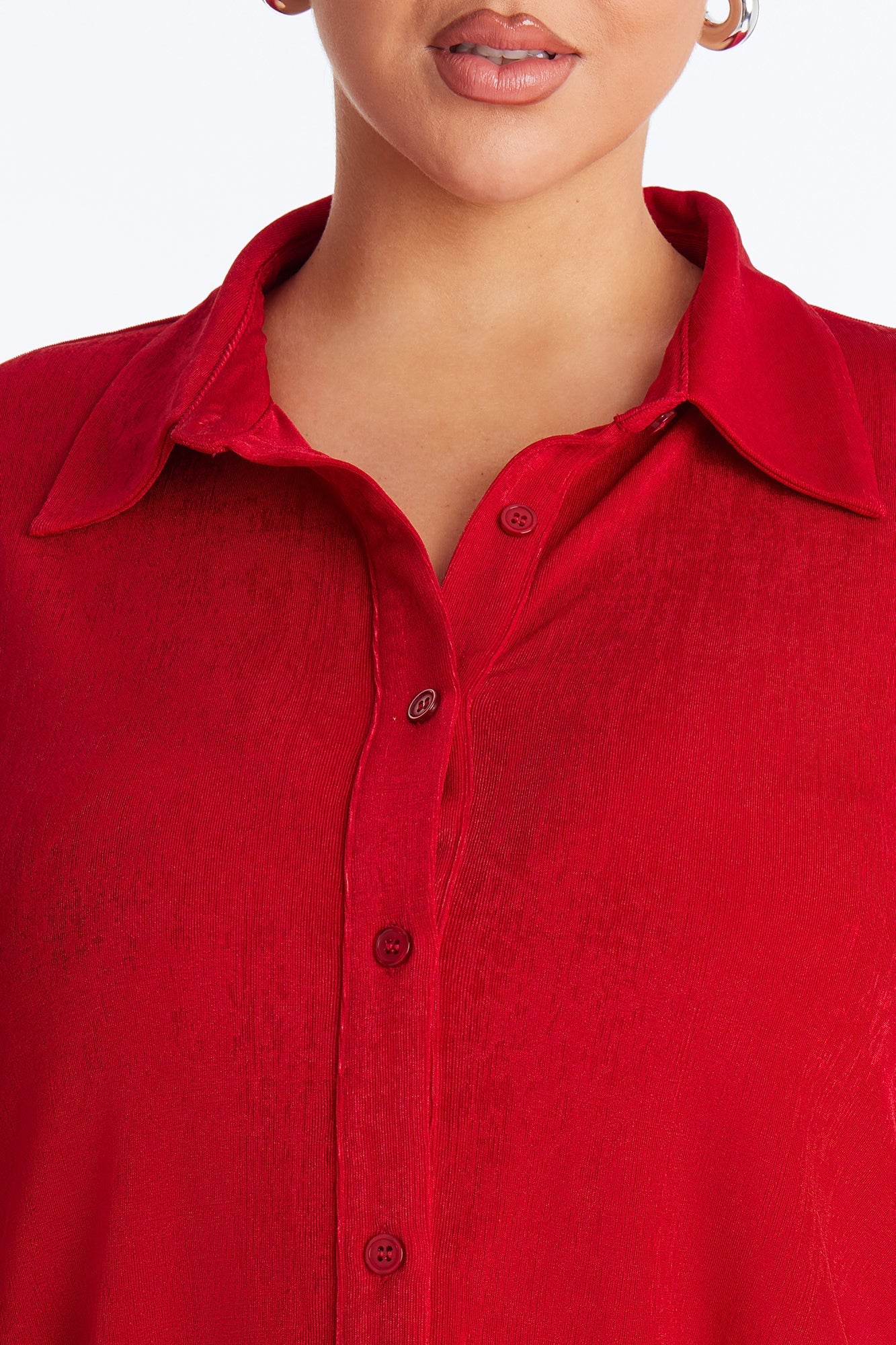 Jemma Slinky Midi Dress - Red Fashion Nova