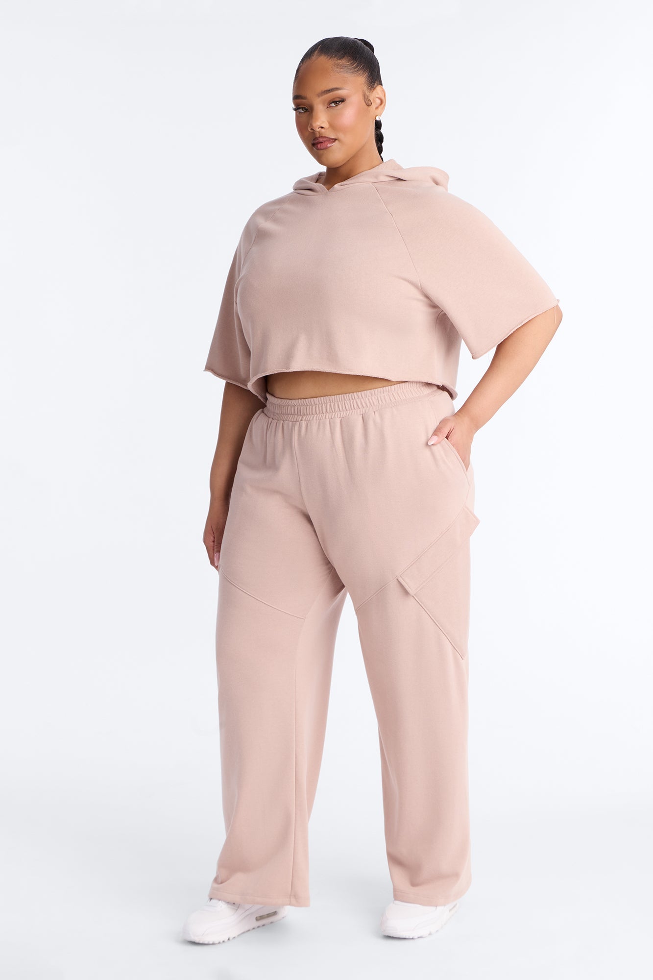 Easy Days French Terry Lounge Pant - Taupe