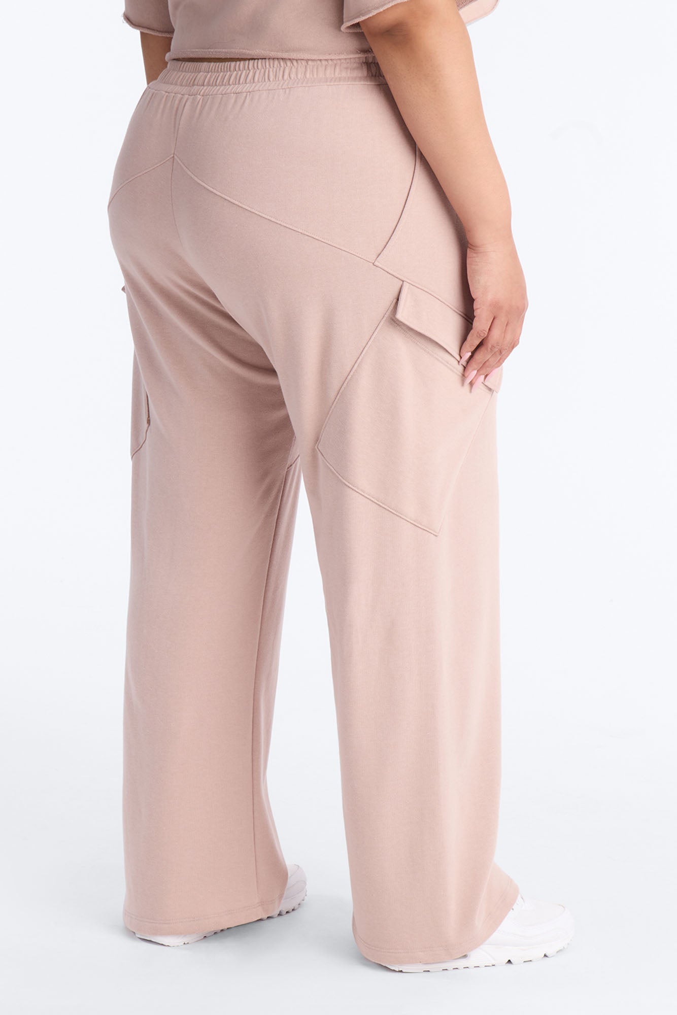 Easy Days French Terry Lounge Pant - Taupe