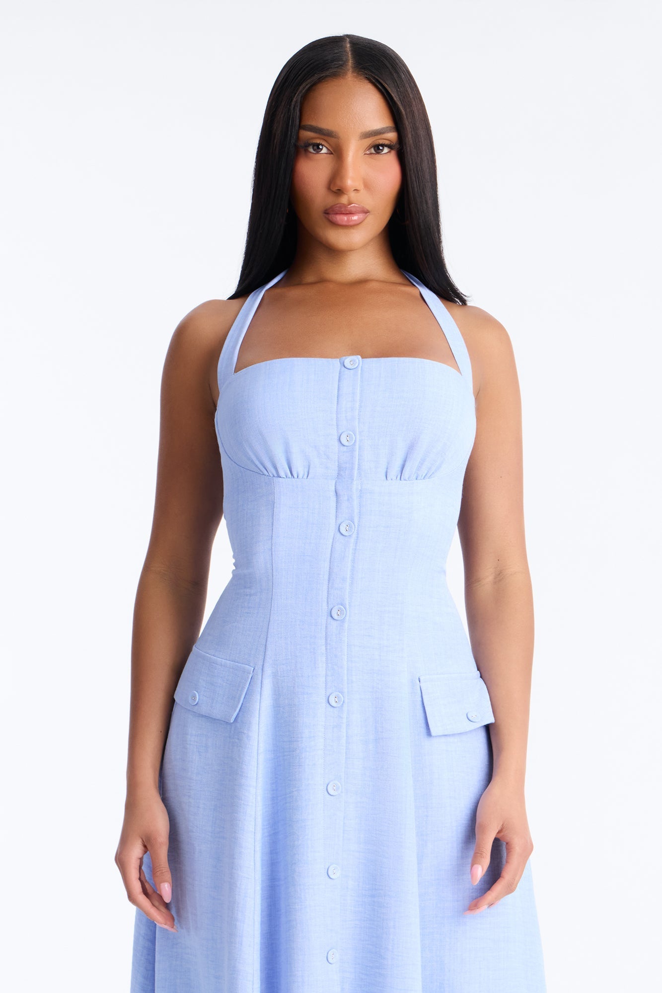 Christine Halter Midi Dress - Blue Fashion Nova