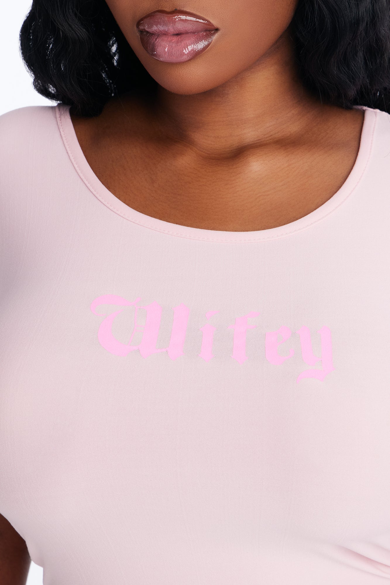 Wifey For Lifey Tee & Pant PJ Set - Pink Fashion Nova