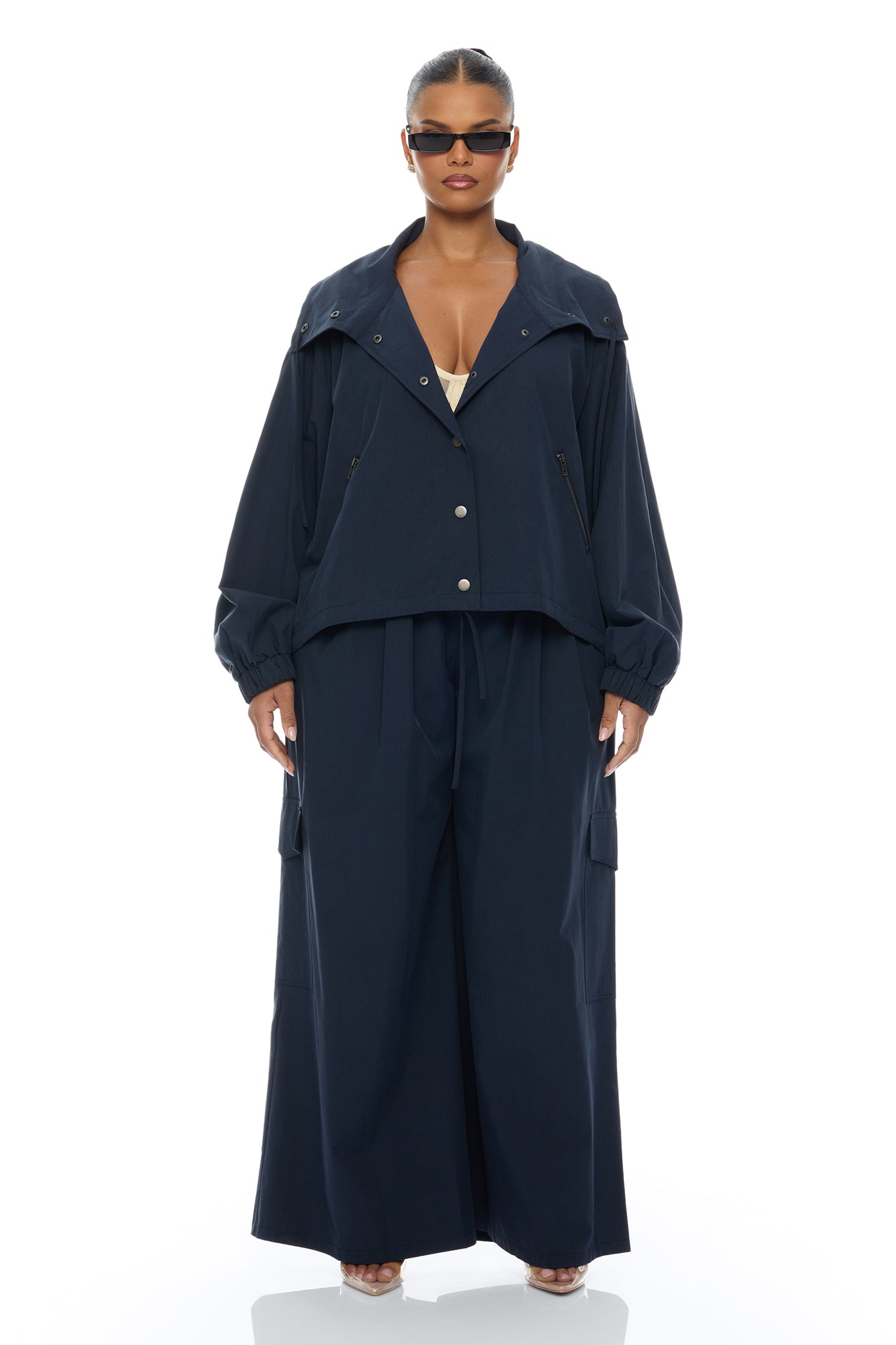 So Effortless Cargo Jacket - Navy