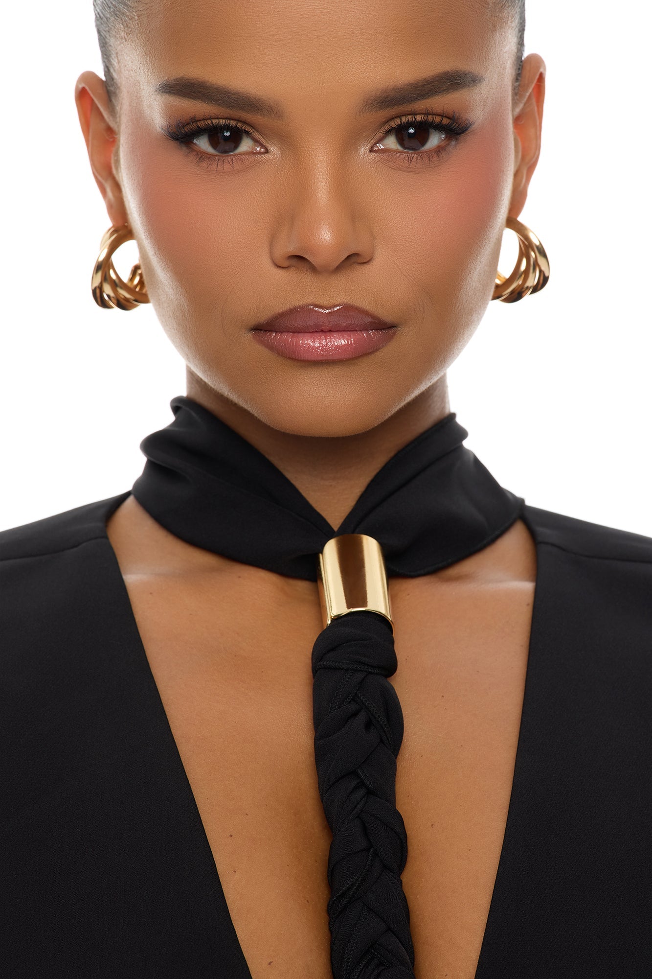 Timeless Touch Braided Jacket - Black