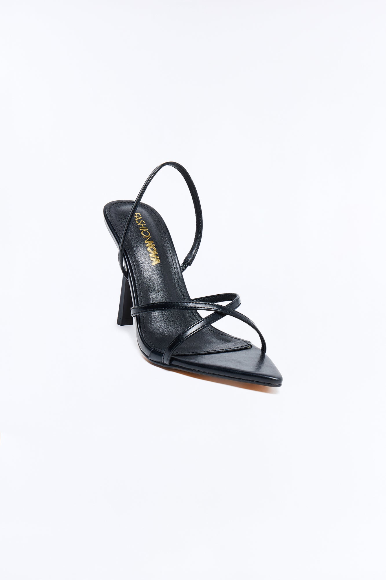 Annalise Stiletto Slingback Heels - Black Fashion Nova