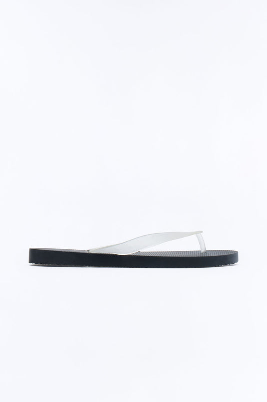 Waves Flip Flops - Clear Fashion Nova