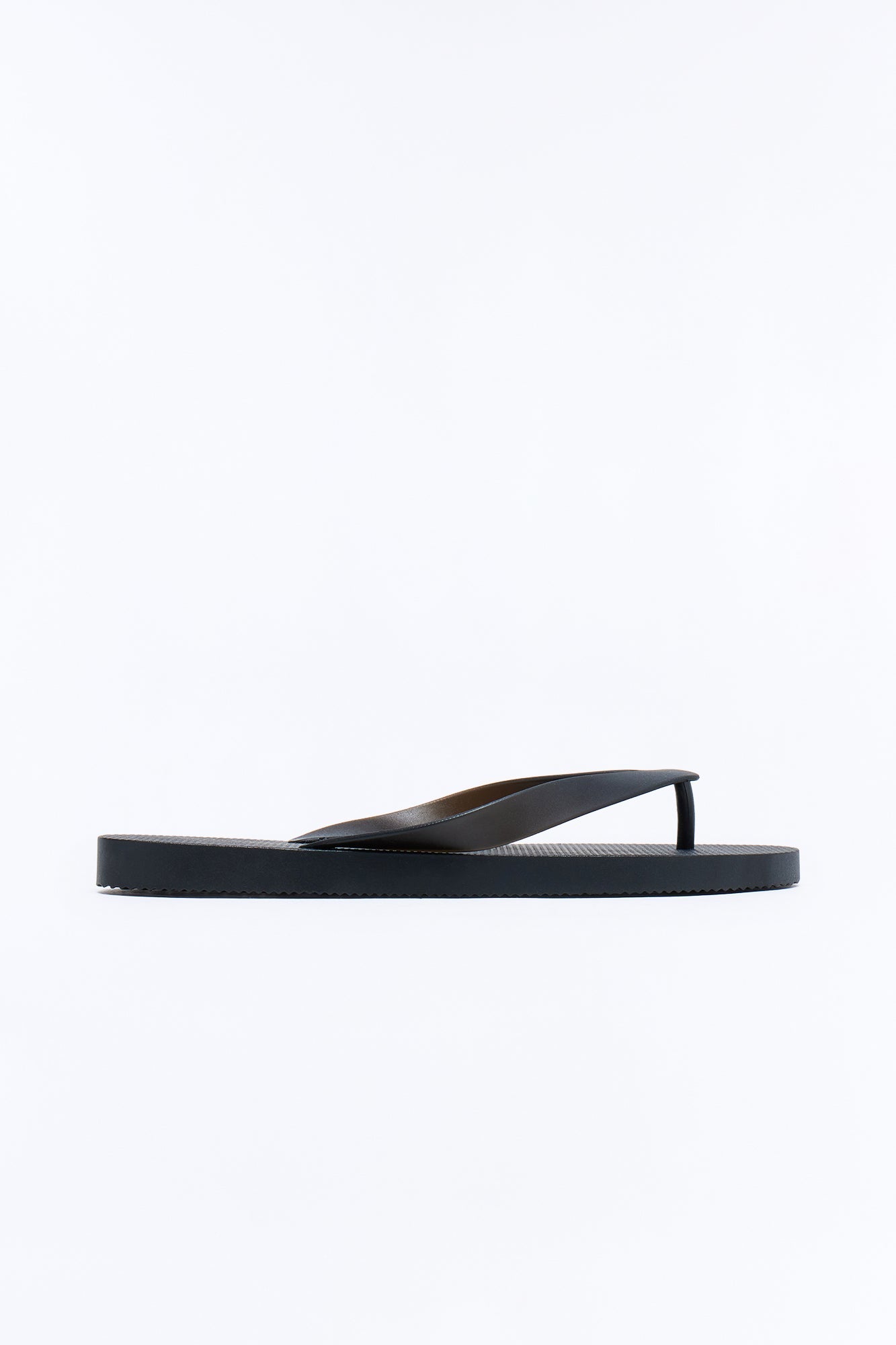 Waves Flip Flops - Black Fashion Nova